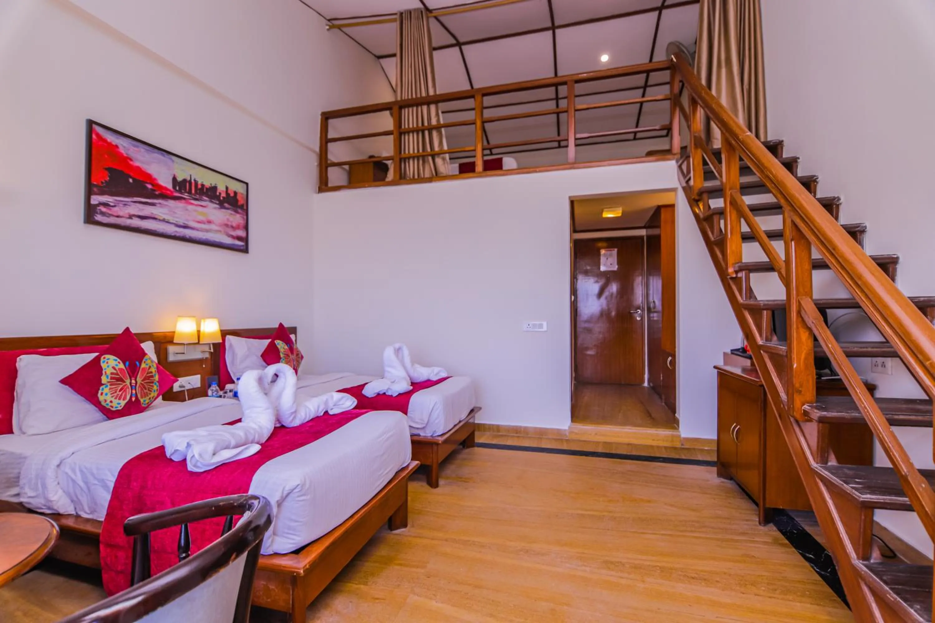 Bed in Green N Breeze Resorts Mussoorie