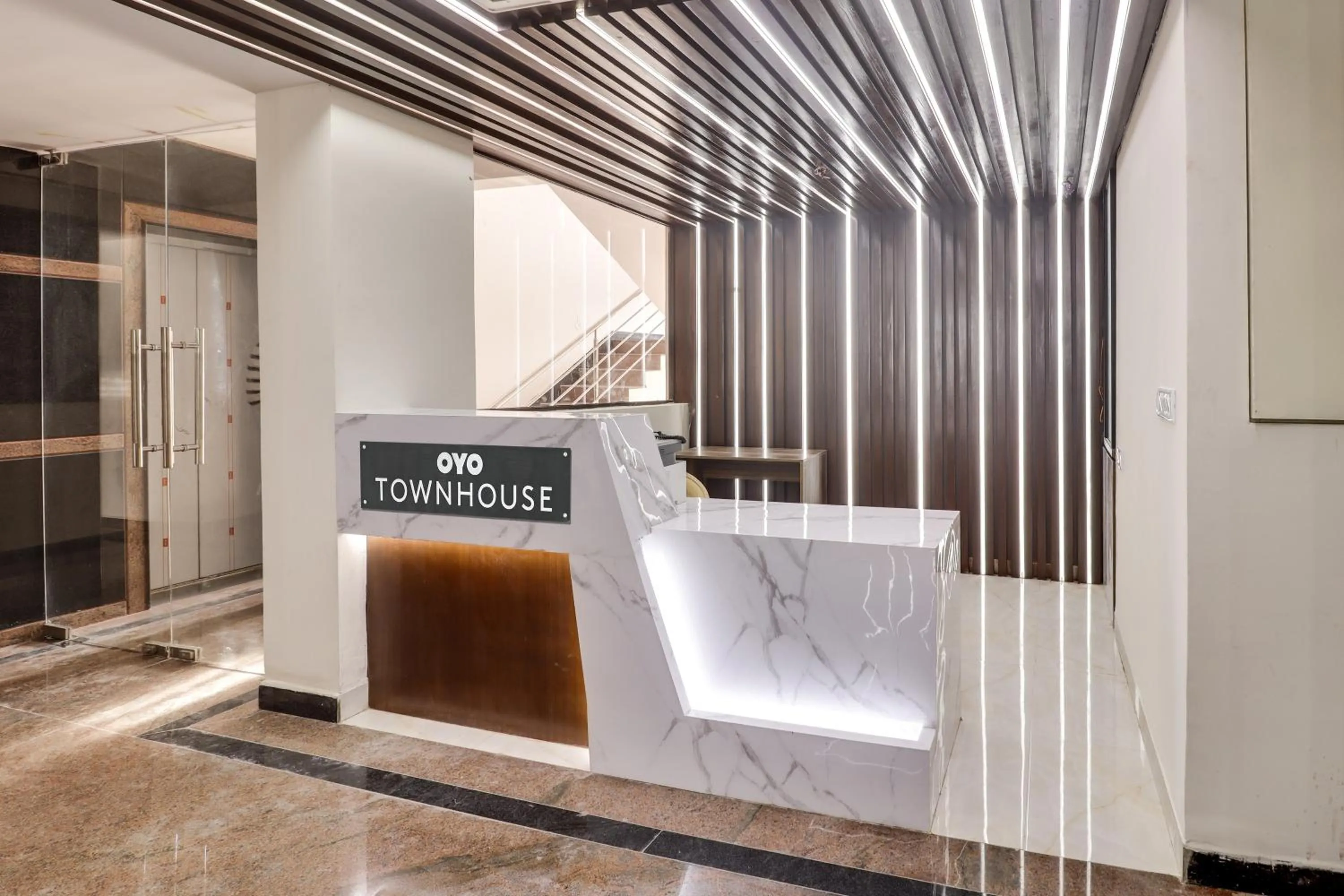 Lobby or reception in Collection O Manu