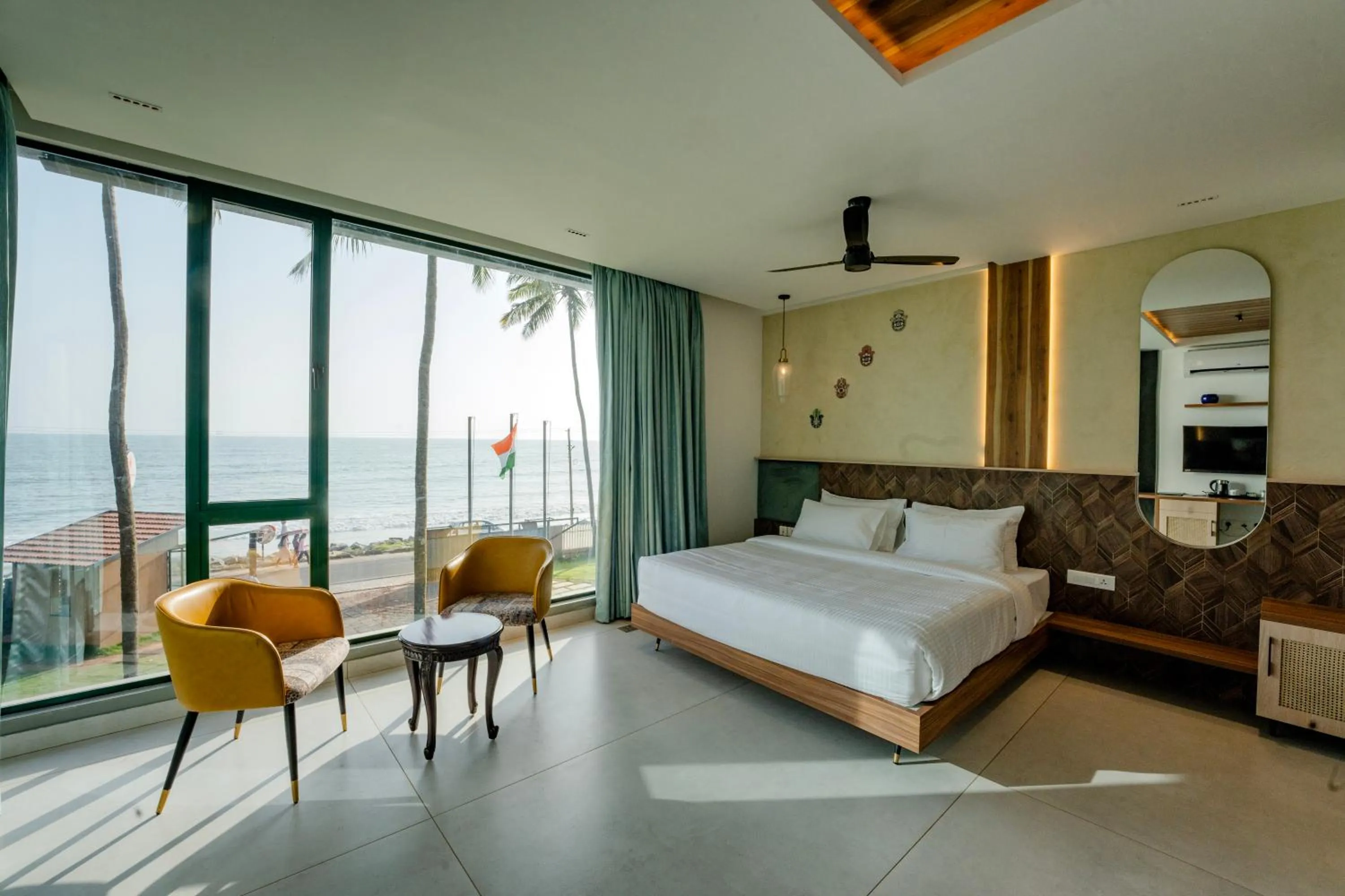 Photo of the whole room, Bed in ANANSA BOUTIQUE HOTEL by The Kannur Club