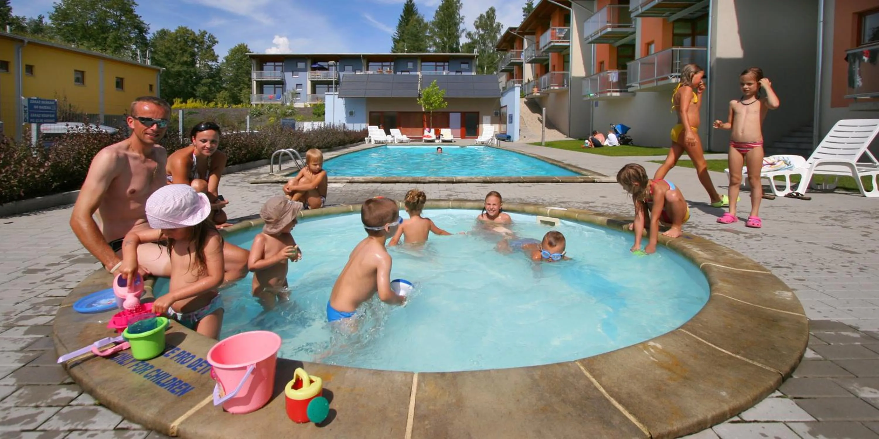 Children play ground in Apartmány DOKY Holiday