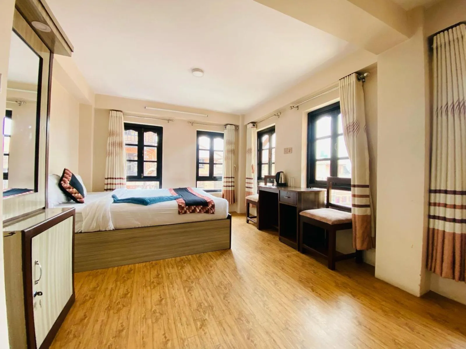 Bed in Hotel Durbar Side