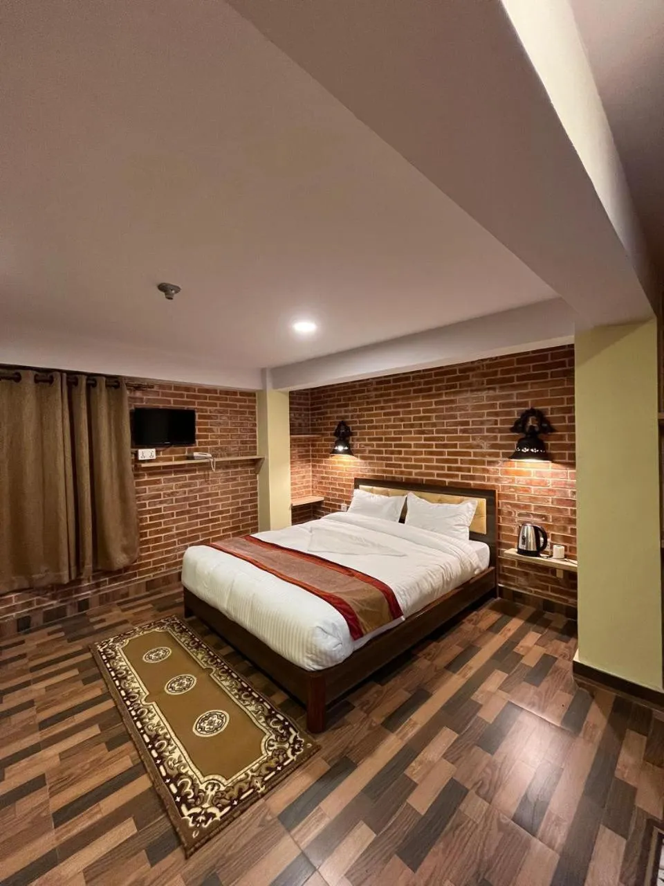 Bed in Hotel Durbar Side