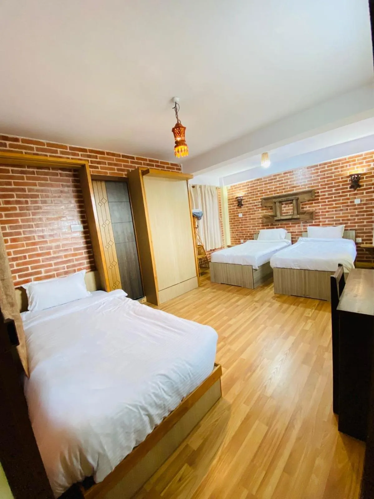 Bed in Hotel Durbar Side