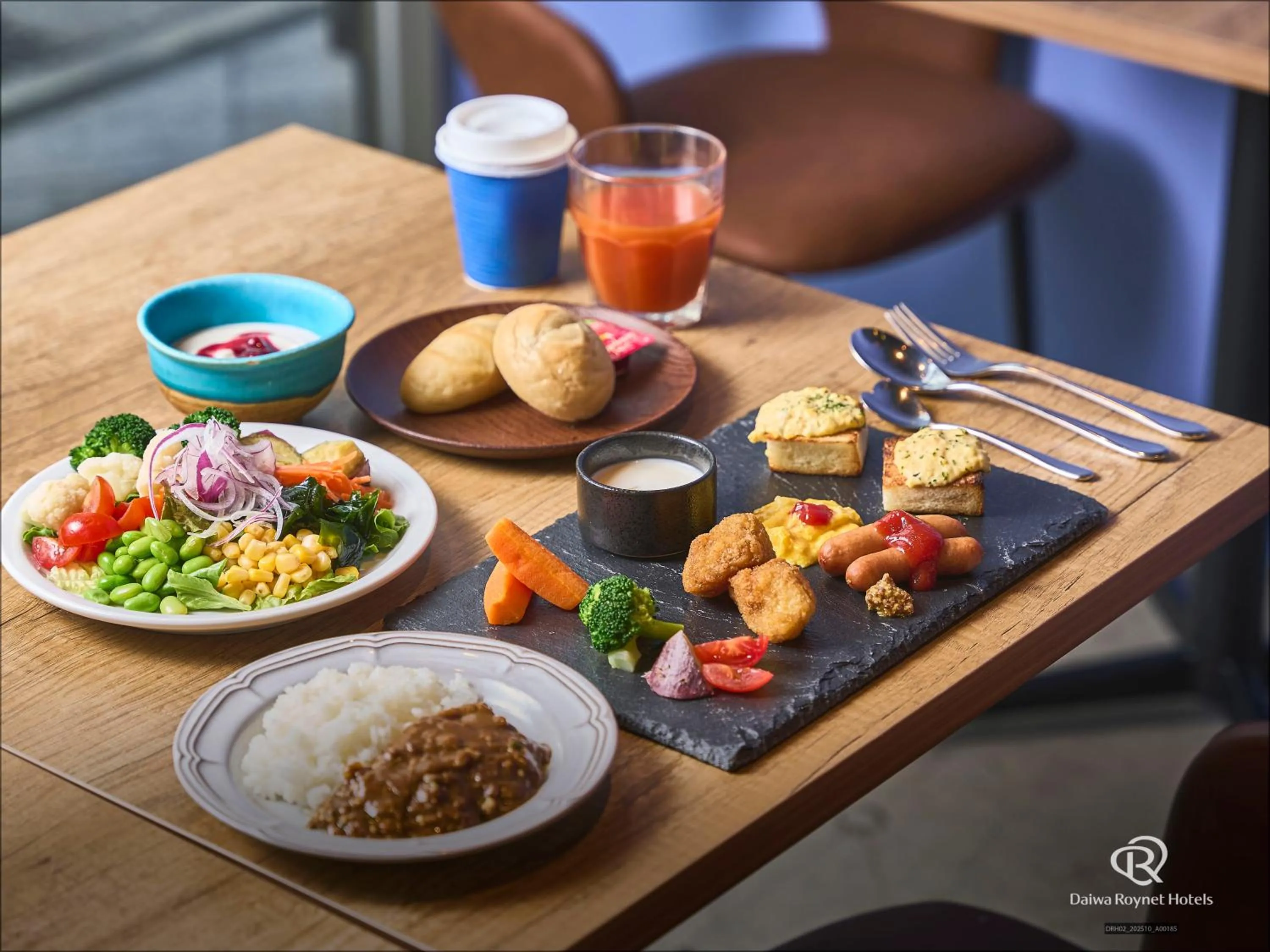 Buffet breakfast in Daiwa Roynet Utsunomiya