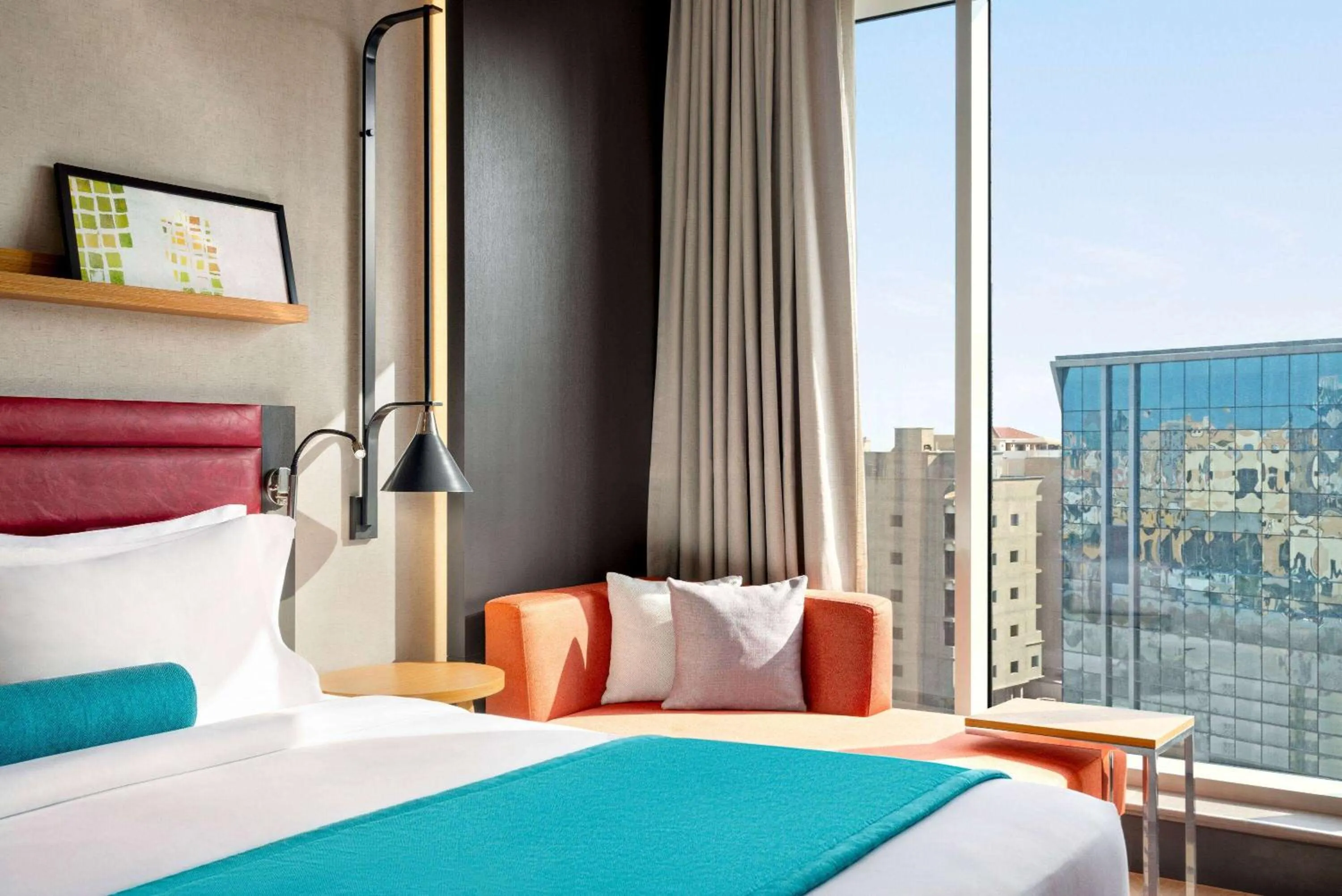 Bed in Ramada Encore Al Khobar Corniche