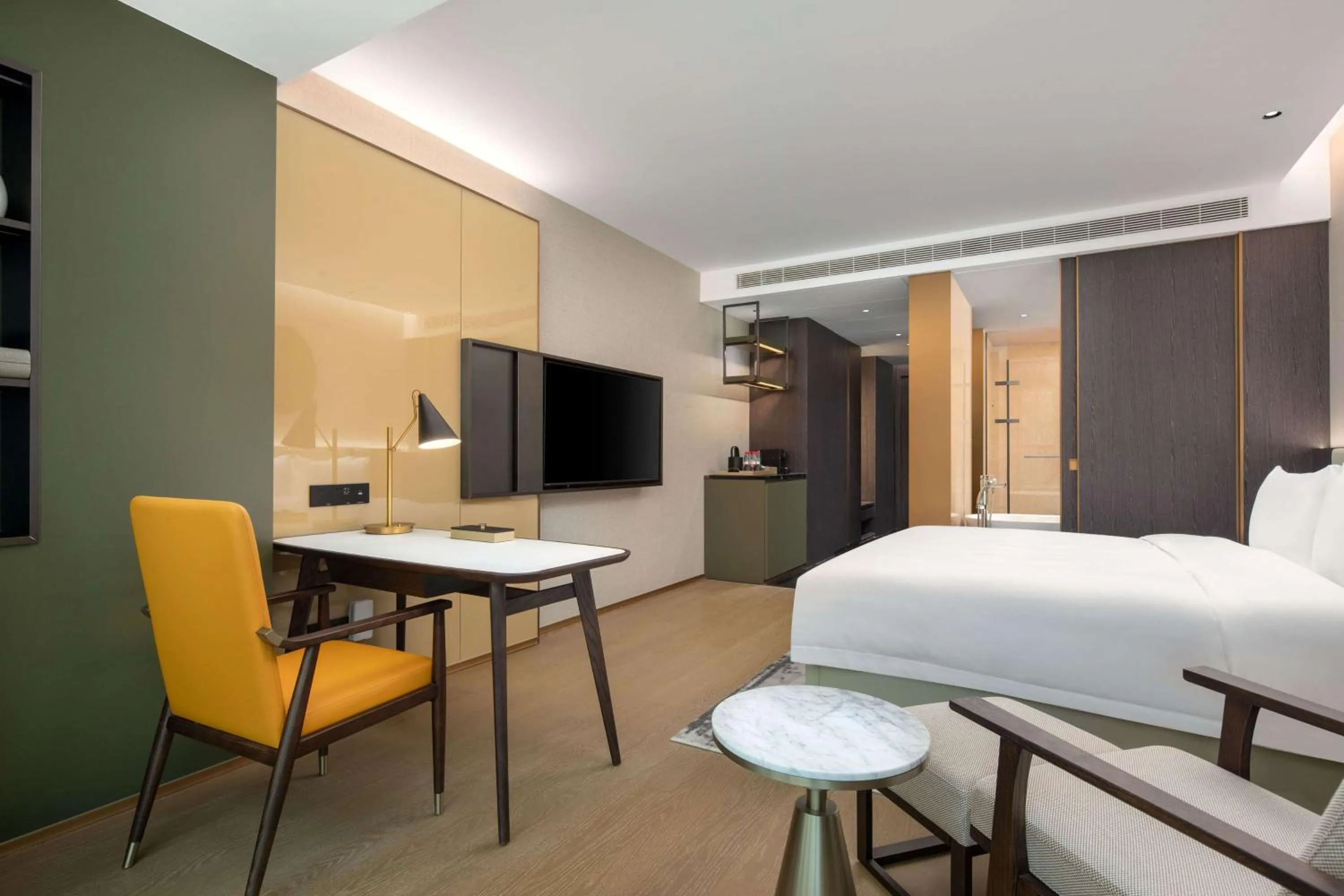 Photo of the whole room, Bed in Wyndham Taizhou West