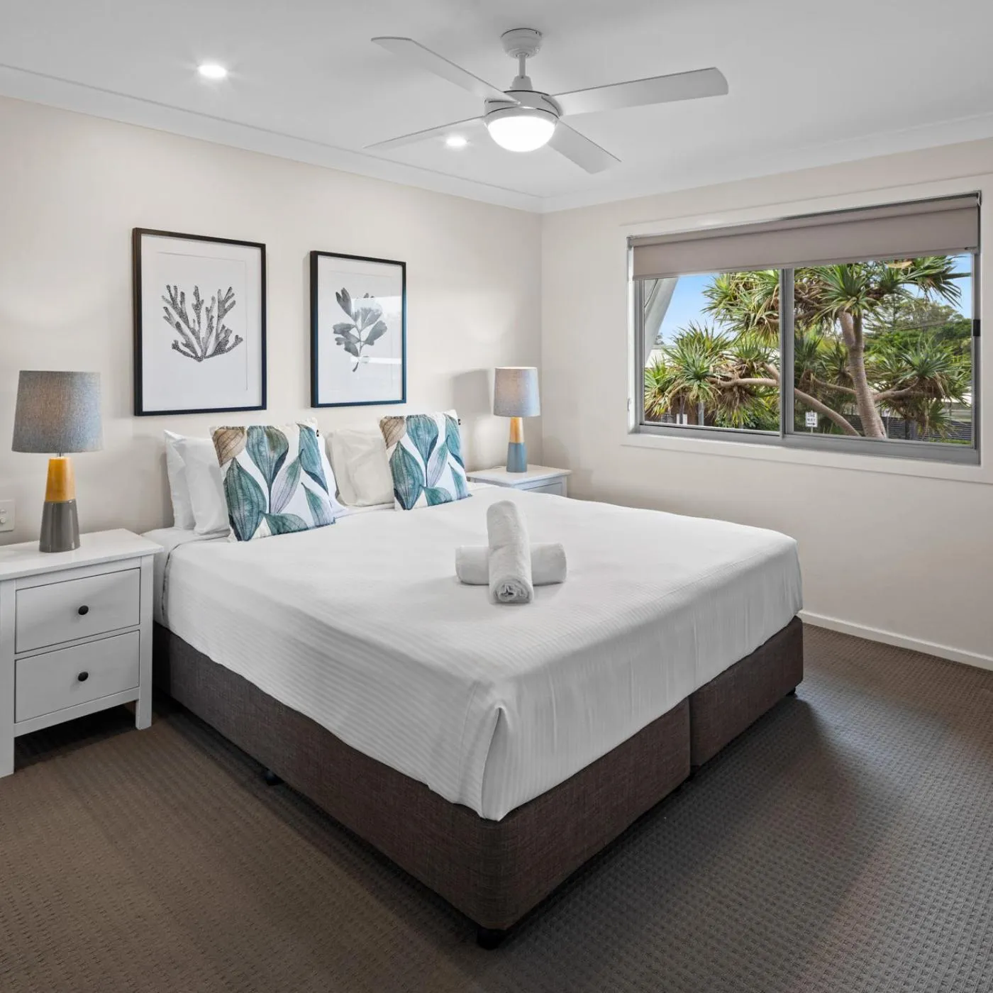 Bedroom, Bed in The Observatory Self Contained Apartments