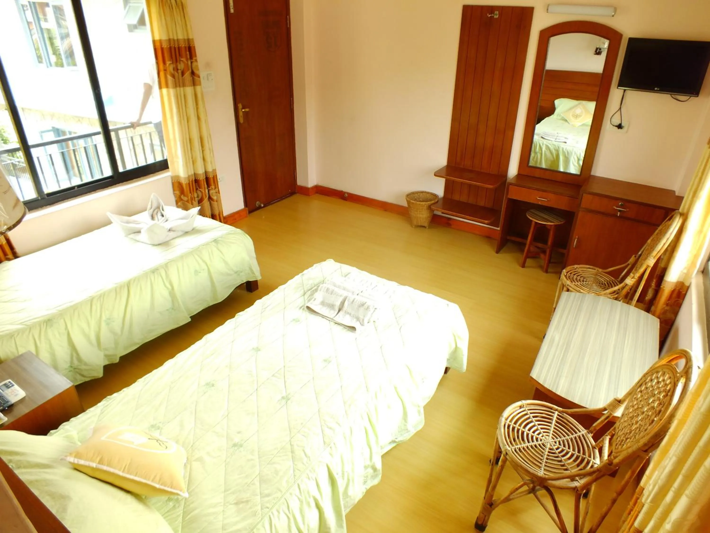 Bed in Hotel Greenland