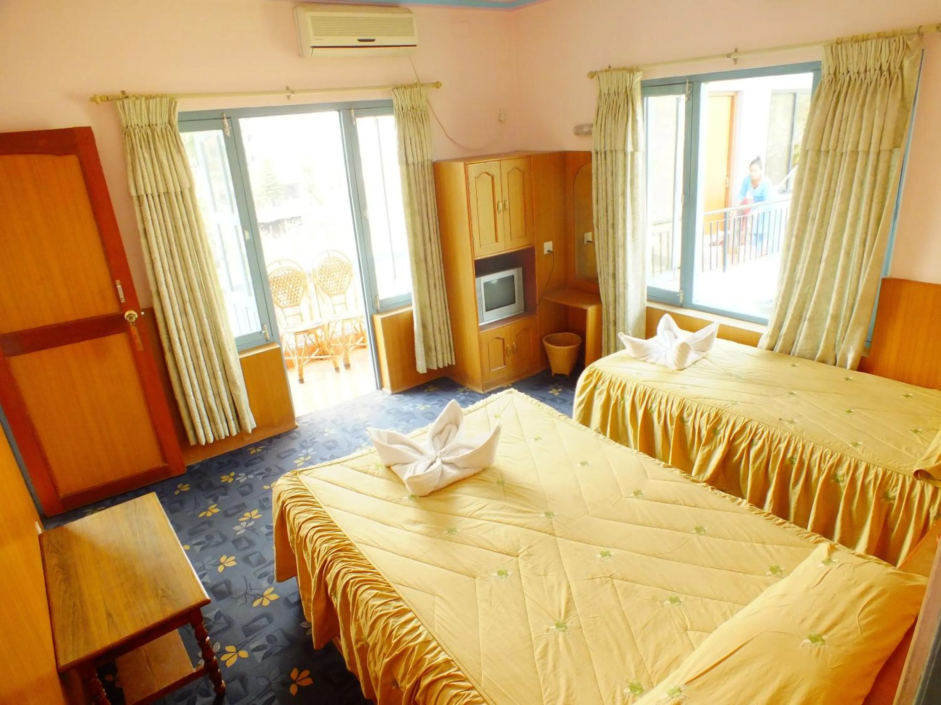 Bed in Hotel Greenland