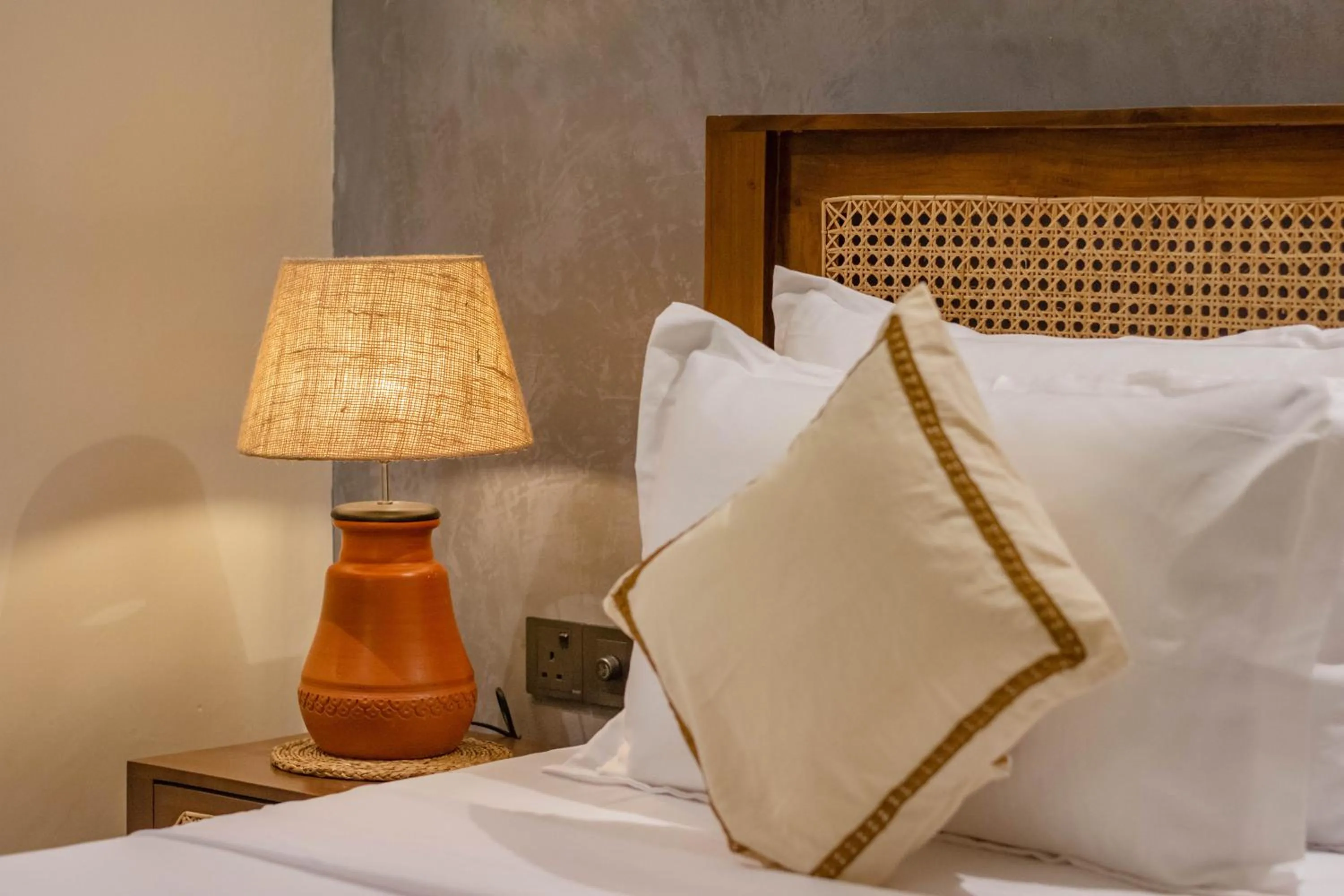 Decorative detail, Bed in Sattva Ahangama