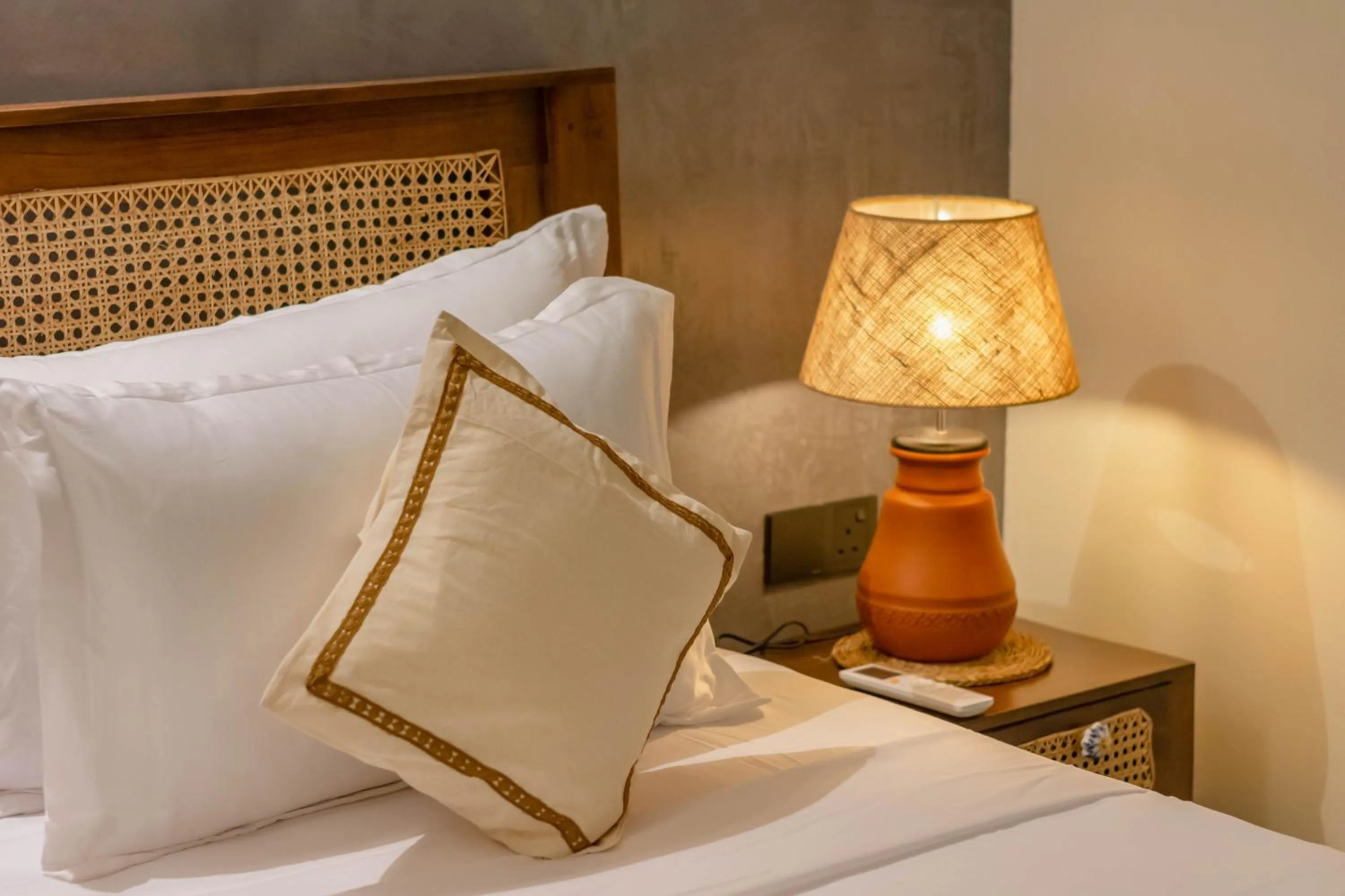 Decorative detail, Bed in Sattva Ahangama