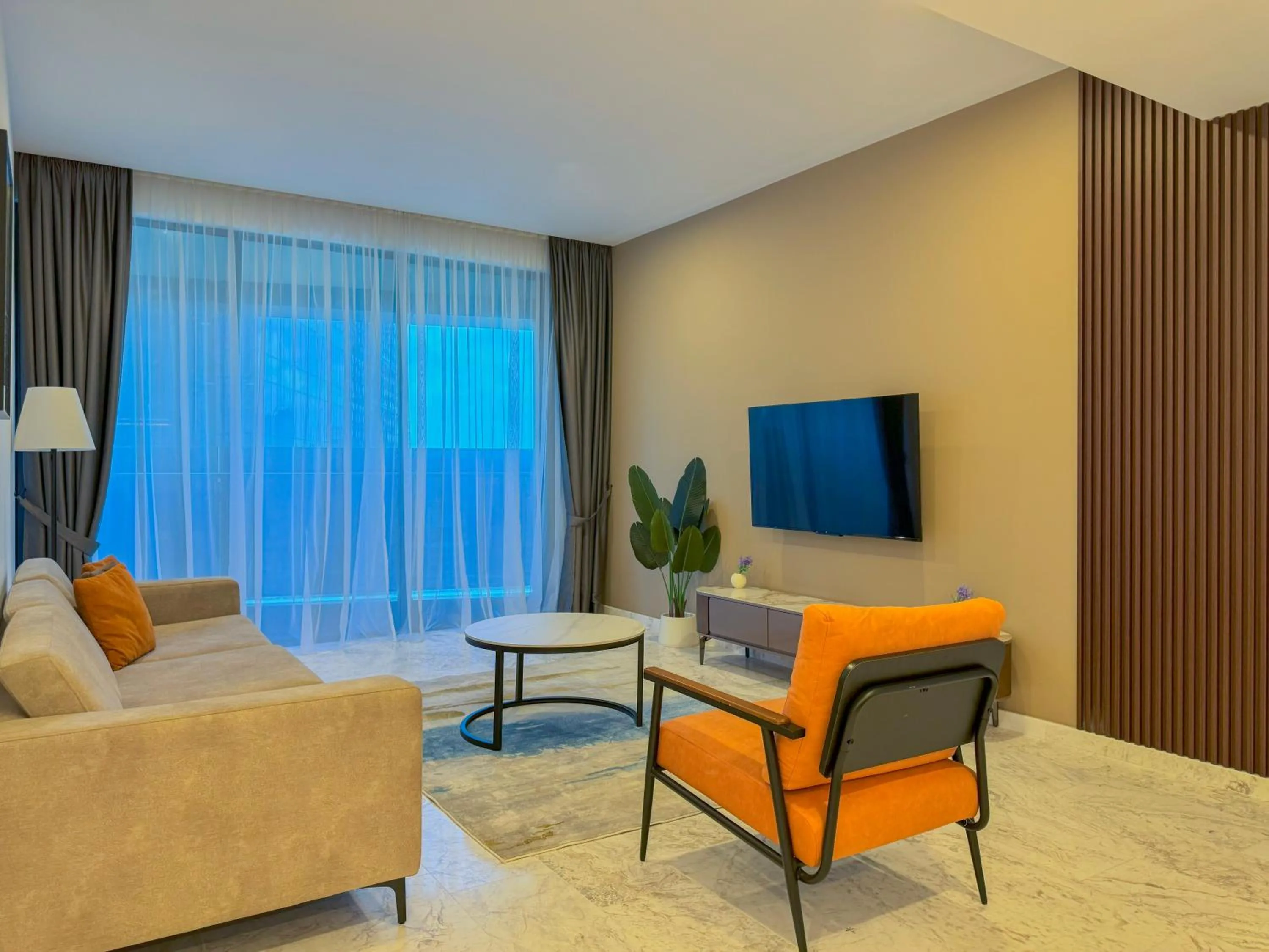 Communal lounge/ TV room in Eaton Residences by Sutera at KLCC