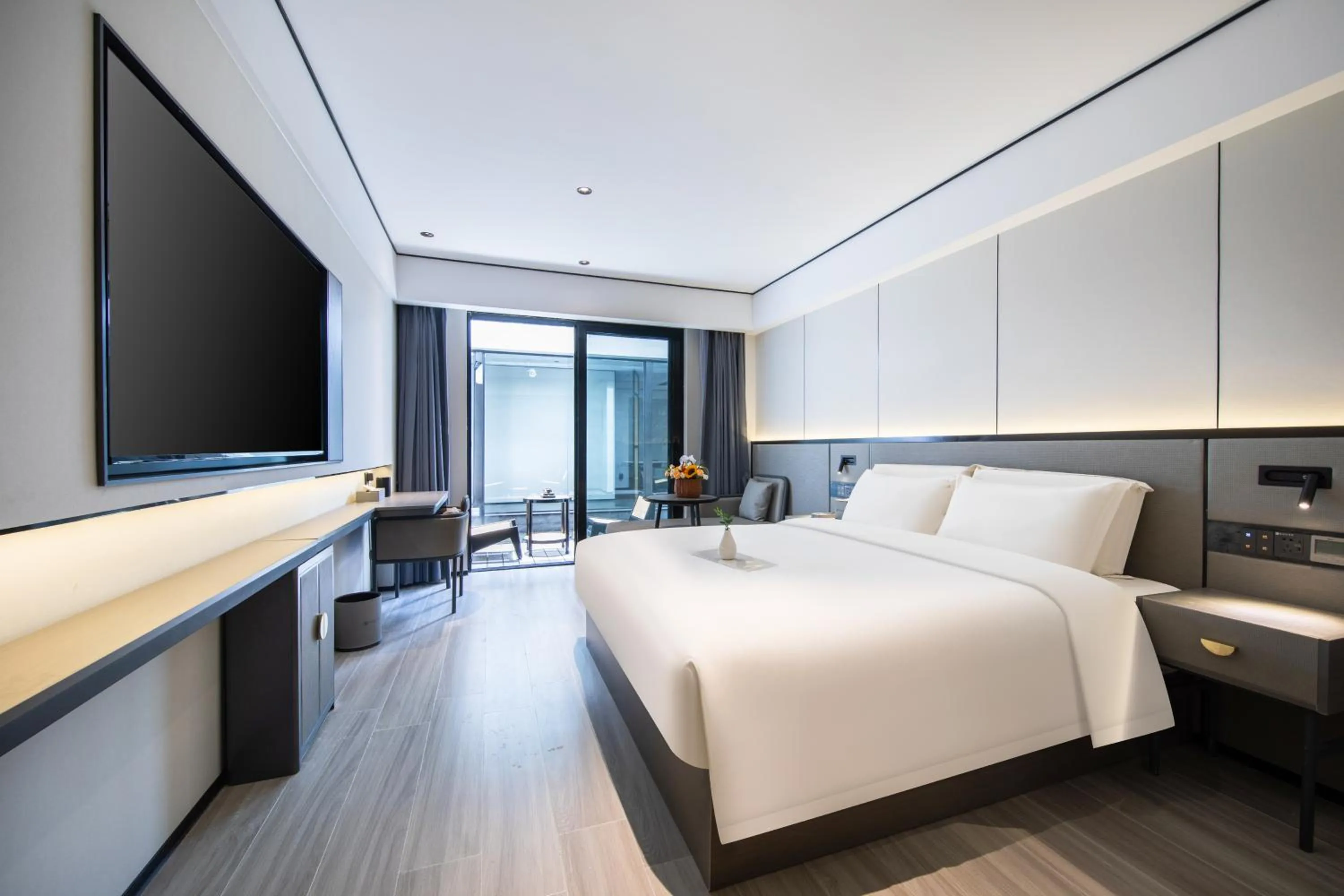 Bed in Gongxili - Xige Hotel Free Welcome Tea and Dessert