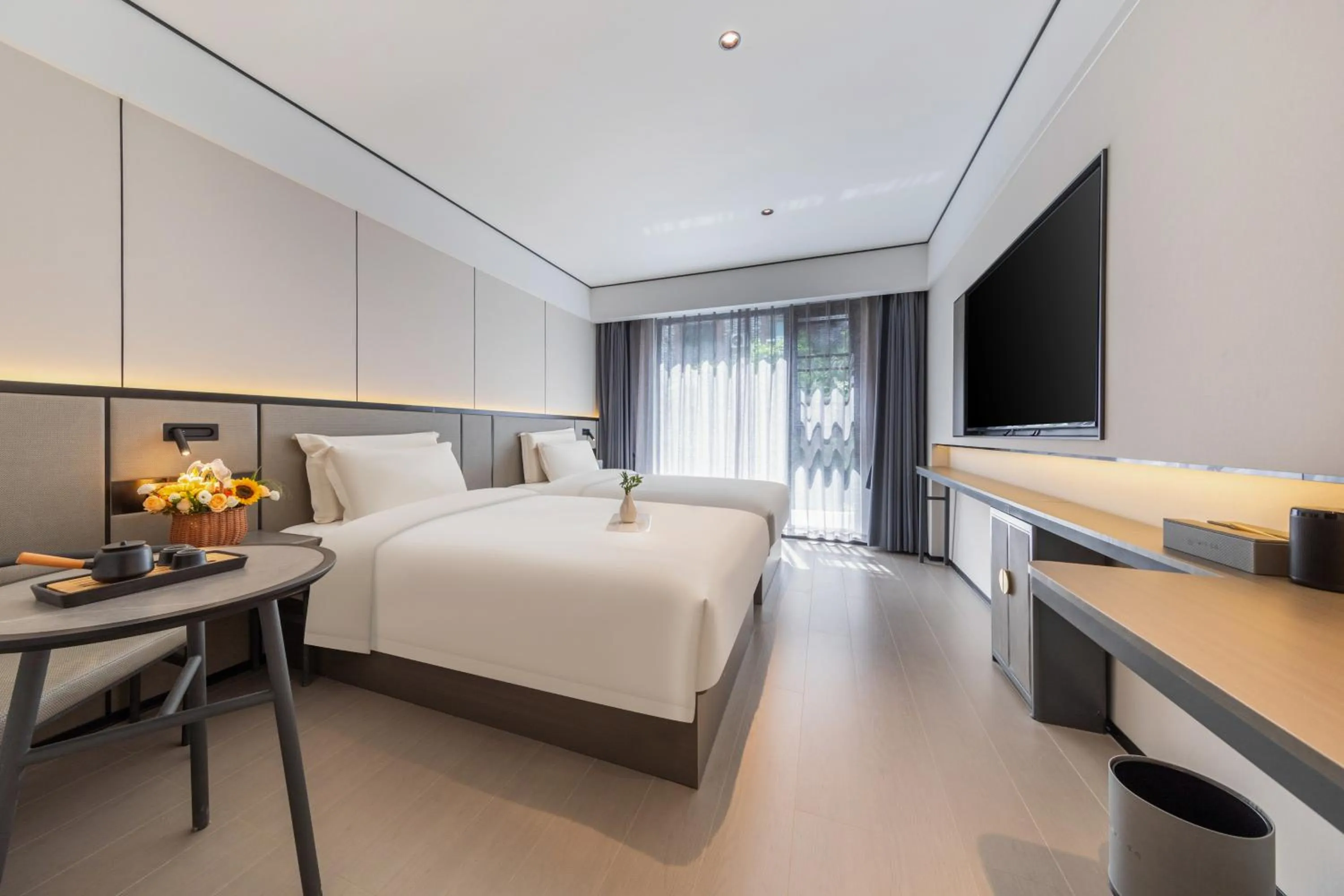 Bed in Gongxili - Xige Hotel Free Welcome Tea and Dessert