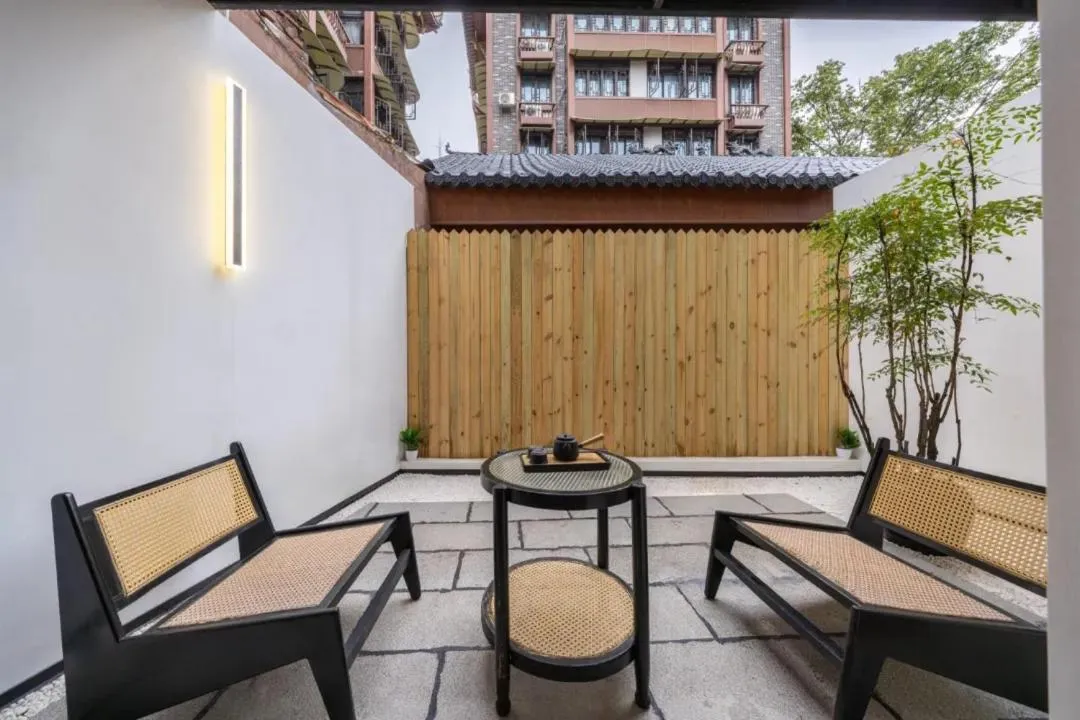 Balcony/Terrace in Gongxili - Xige Hotel