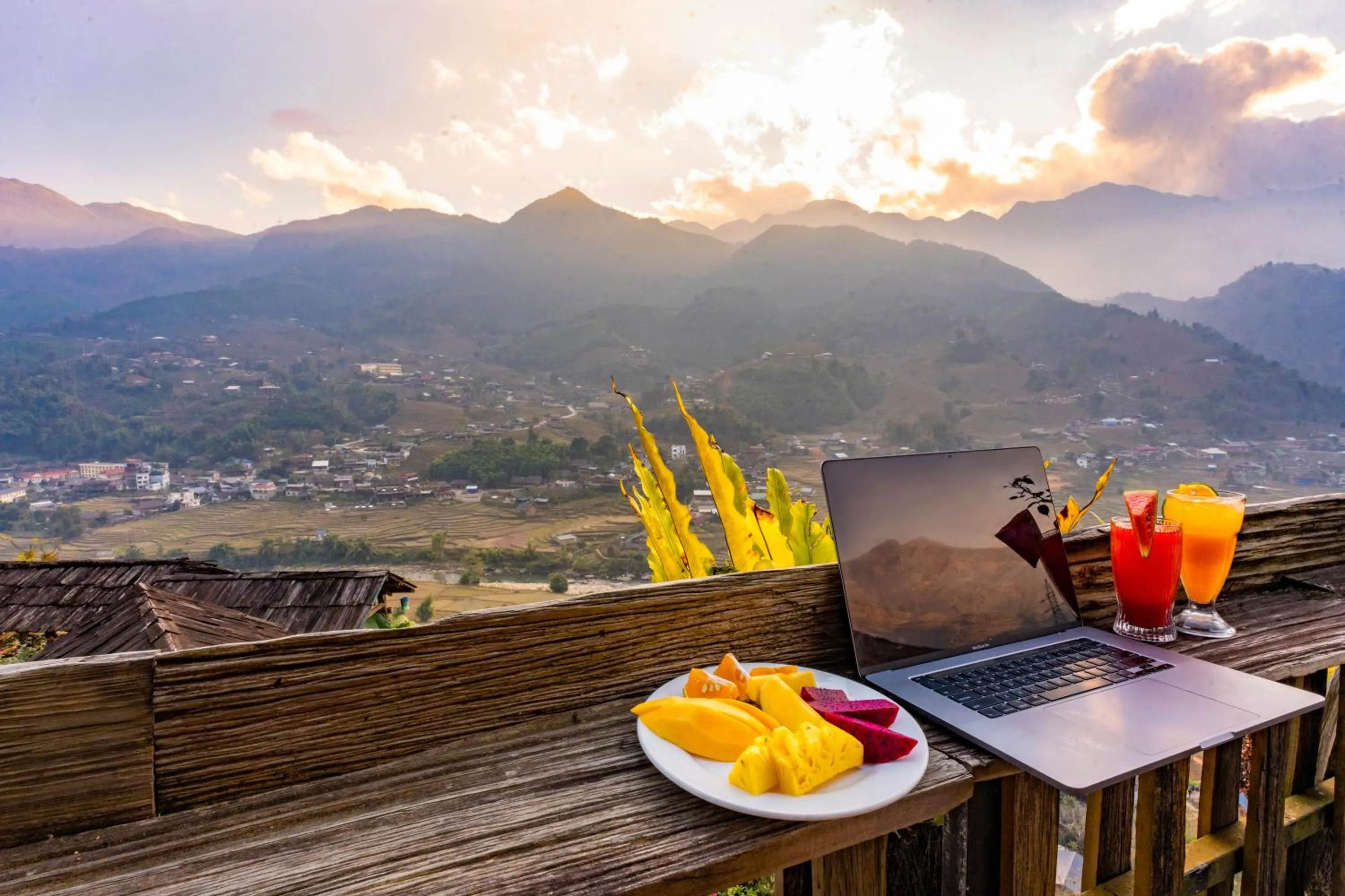 View (from property/room) in Muong Hoa River View Hotel