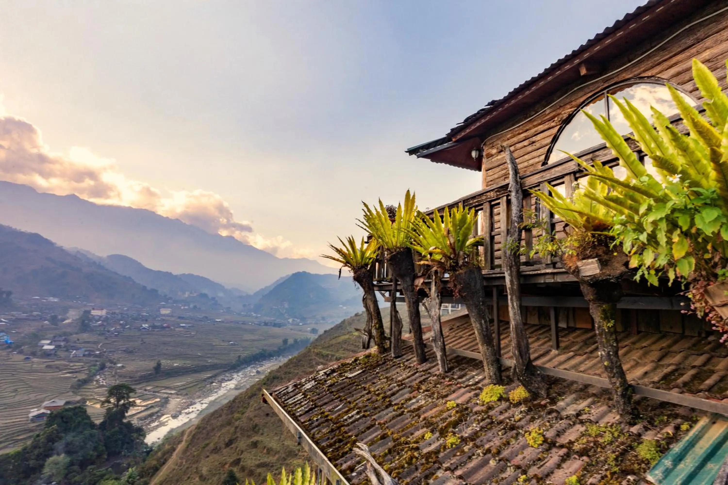View (from property/room) in Muong Hoa River View Hotel