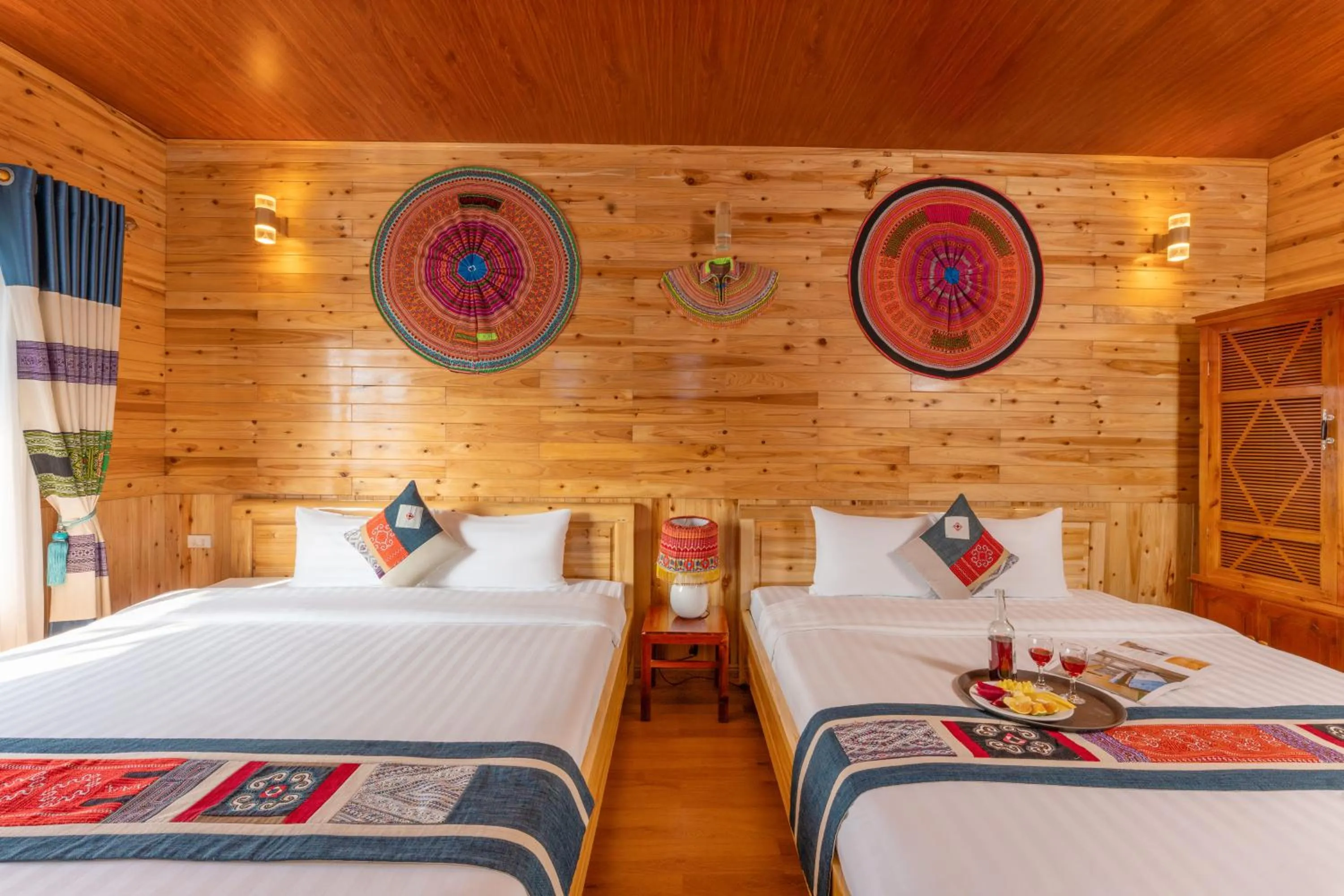 Bedroom, Bed in Muong Hoa River View Hotel