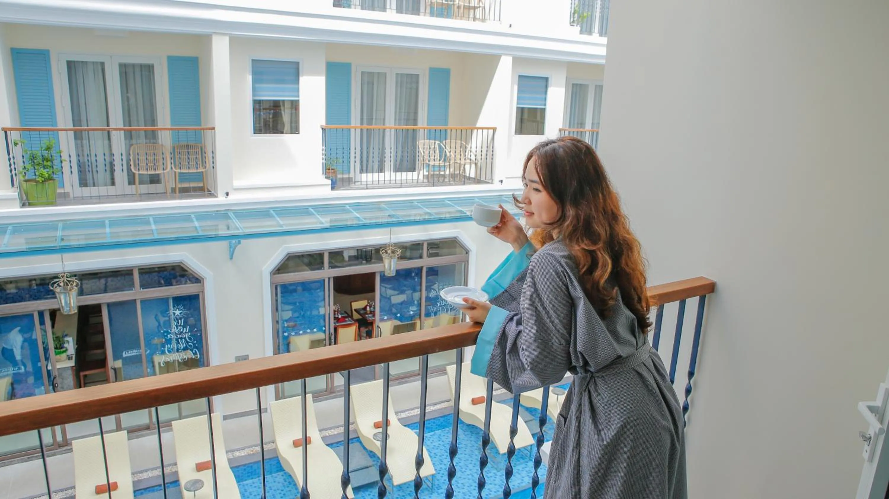 Pool view in Amina Lantana Hoi An Hotel & Spa