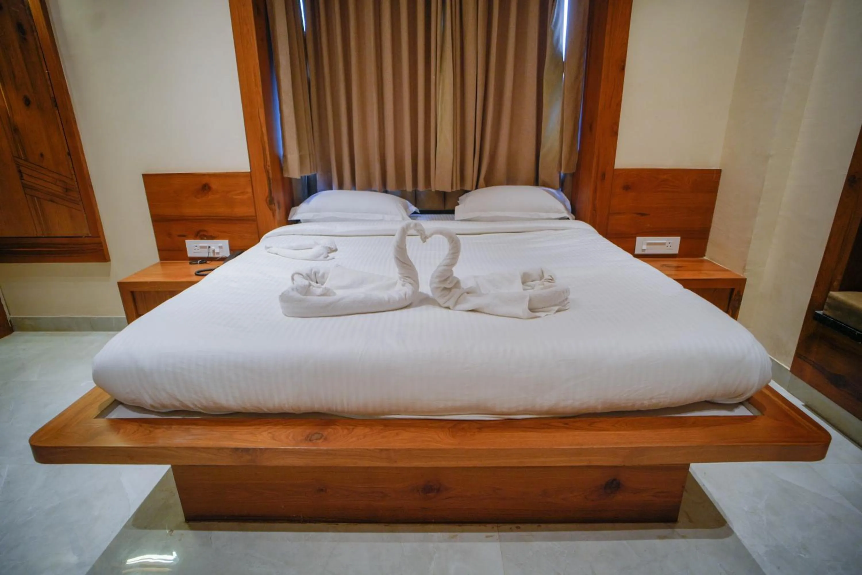 Bed in The Ekling Garh Hotel & Resort