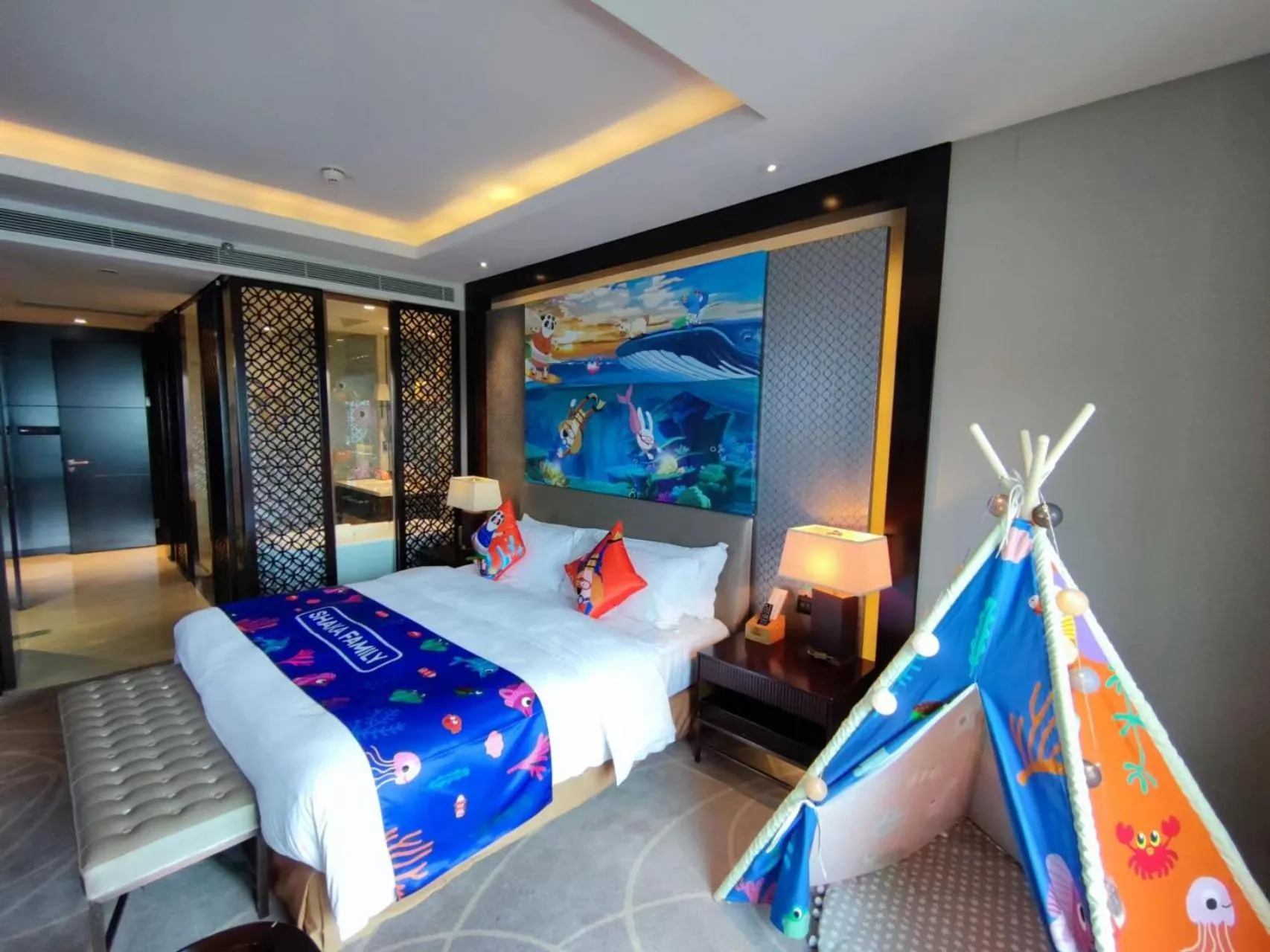 Bed in Primus Hotel Qipan Moutain Shenyang