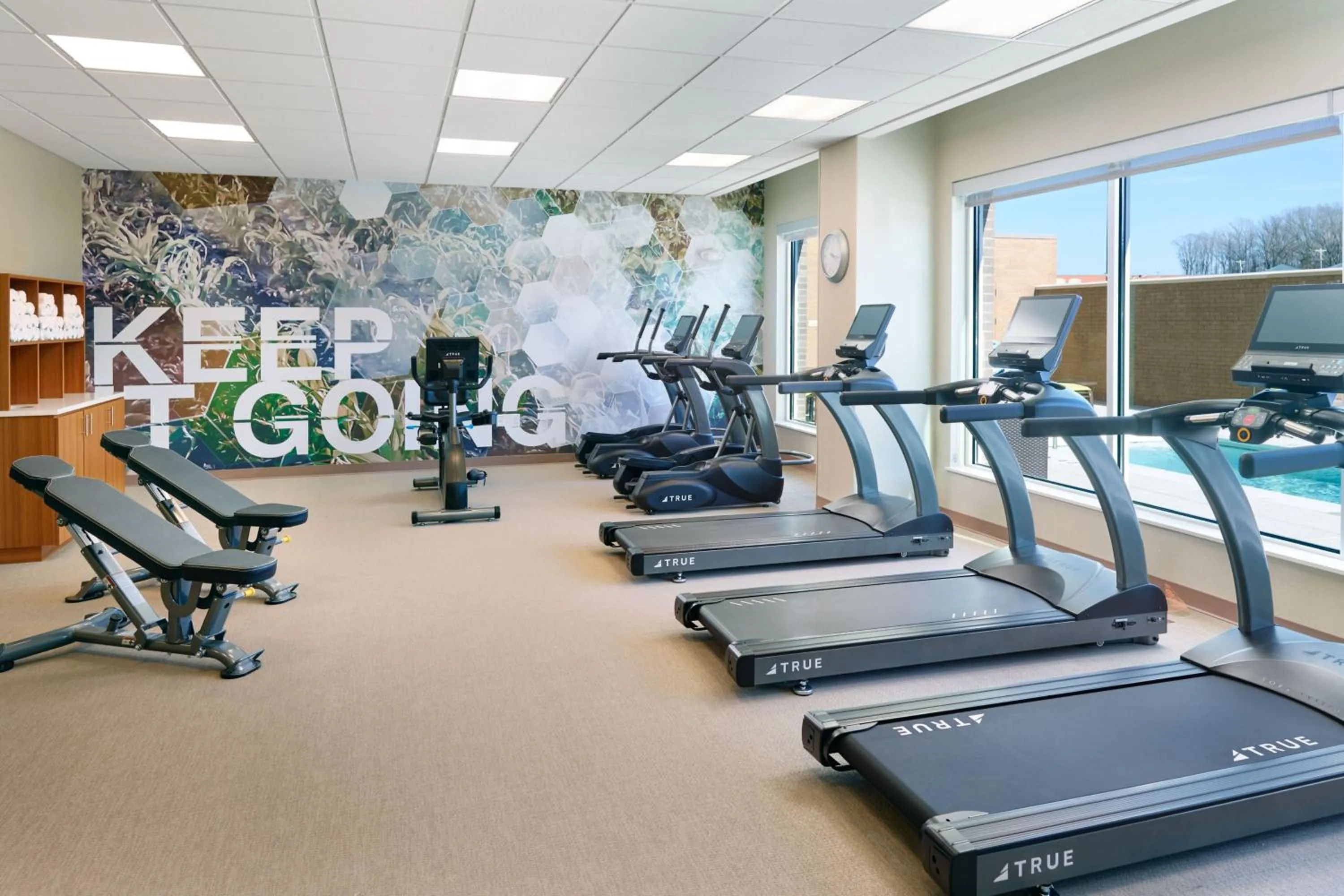 Fitness centre/facilities in SpringHill Suites by Marriott Arlington TN
