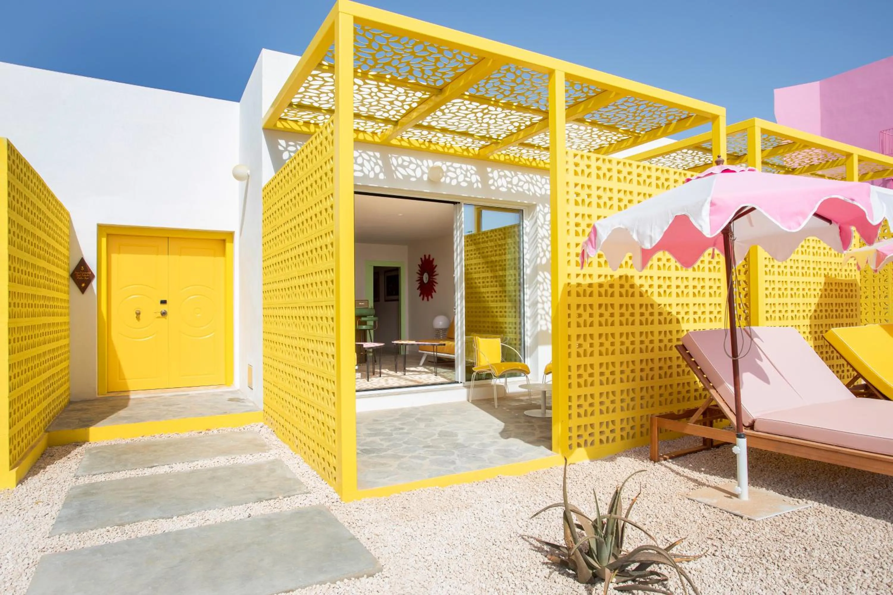 Facade/entrance in Los Felices Ibiza