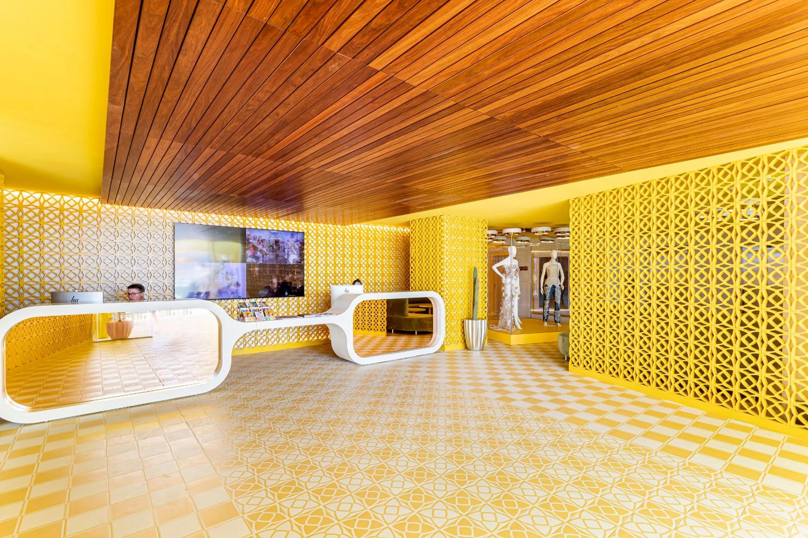 Lobby or reception, Bed in Los Felices Ibiza