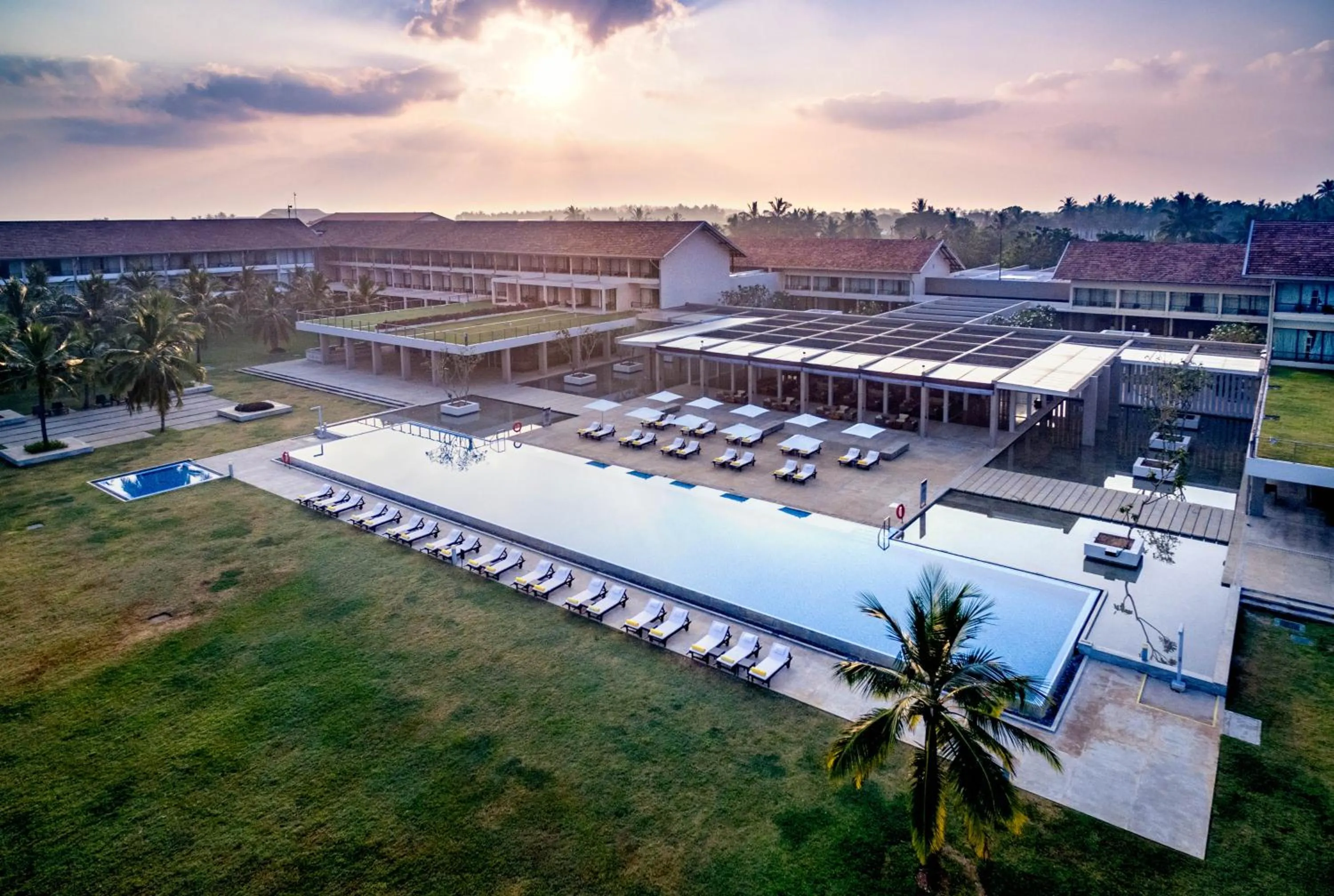Bird's eye view in Amaya Beach Passikudah