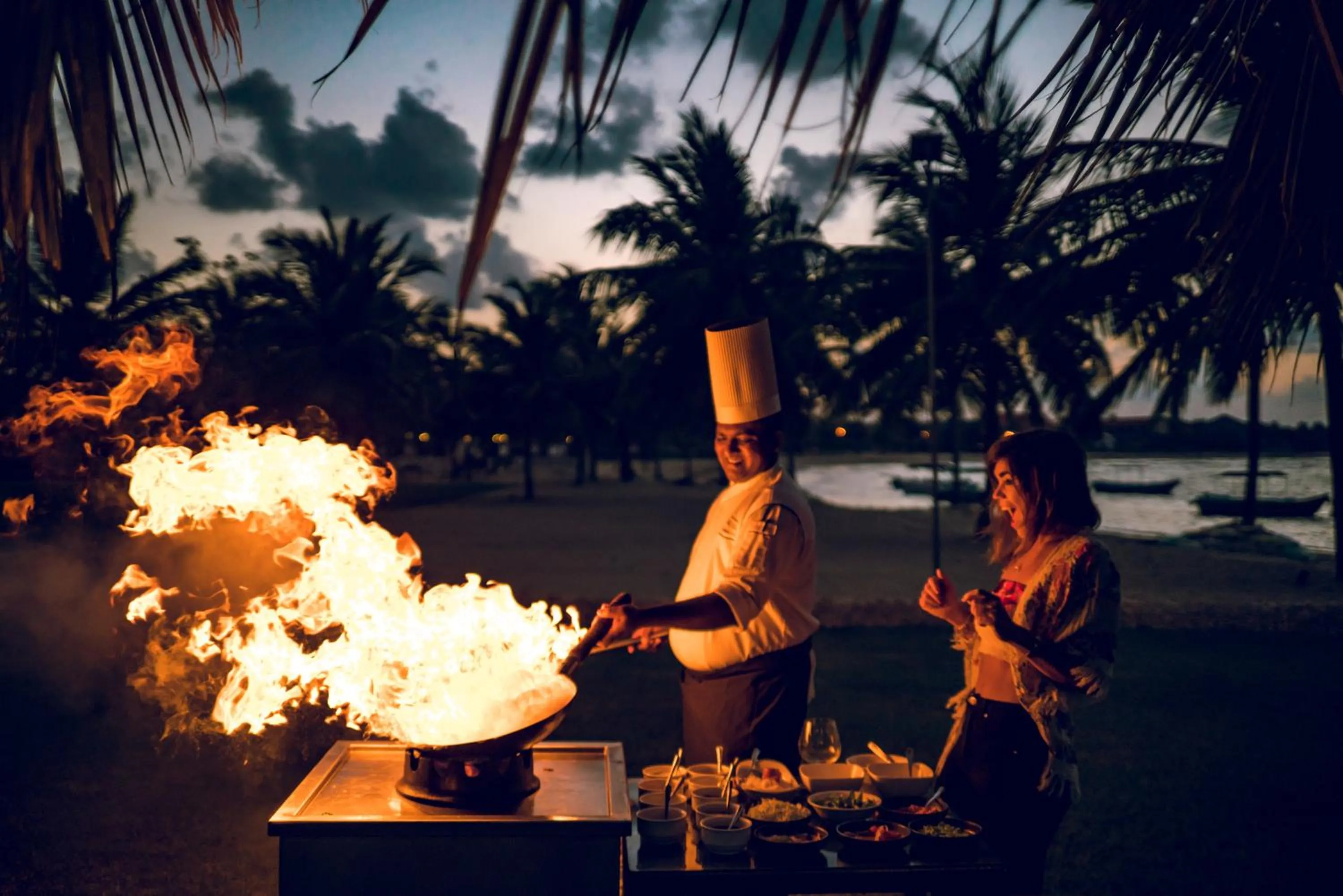 Dinner in Amaya Beach Passikudah