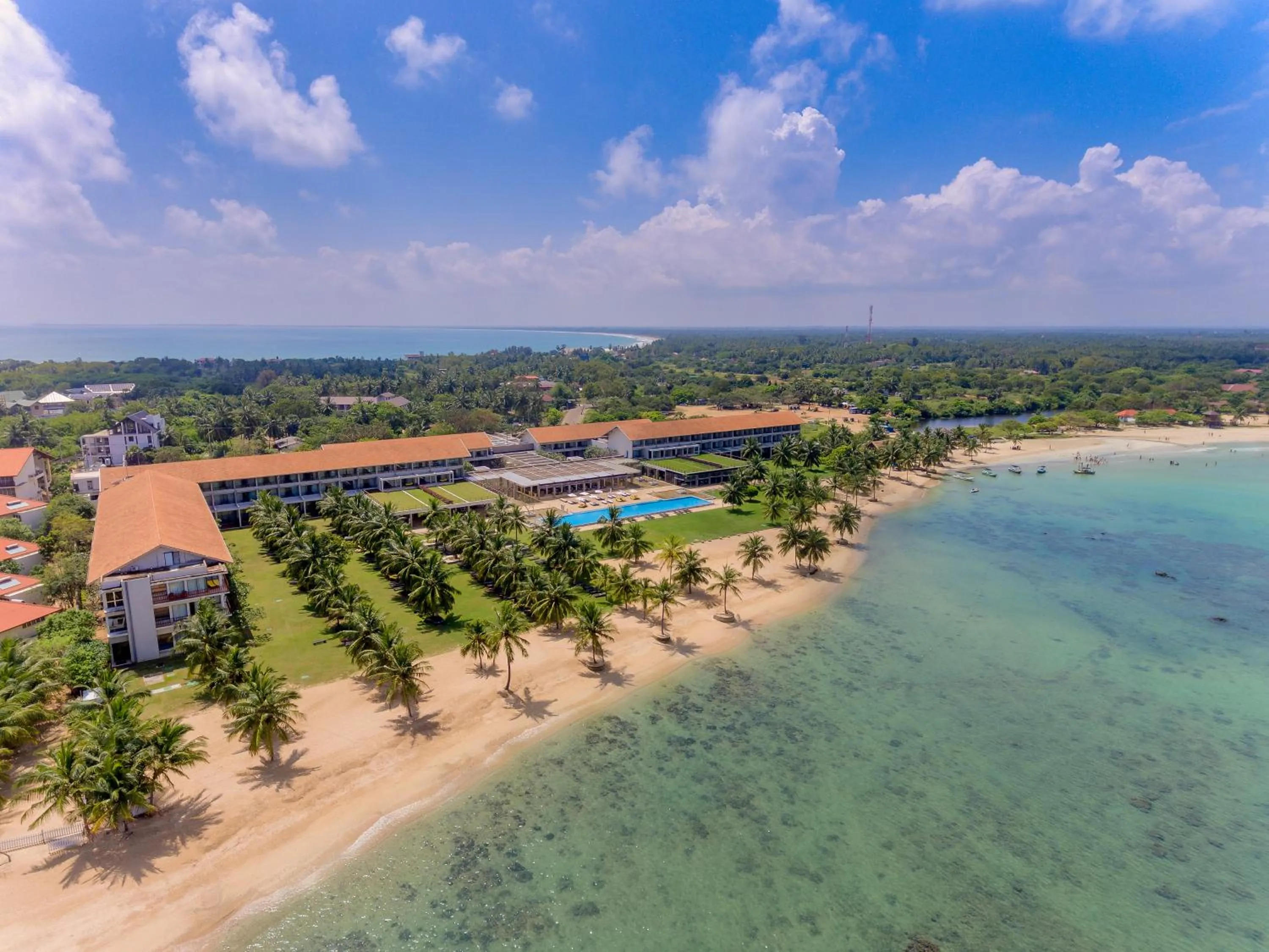 Bird's eye view in Amaya Beach Passikudah
