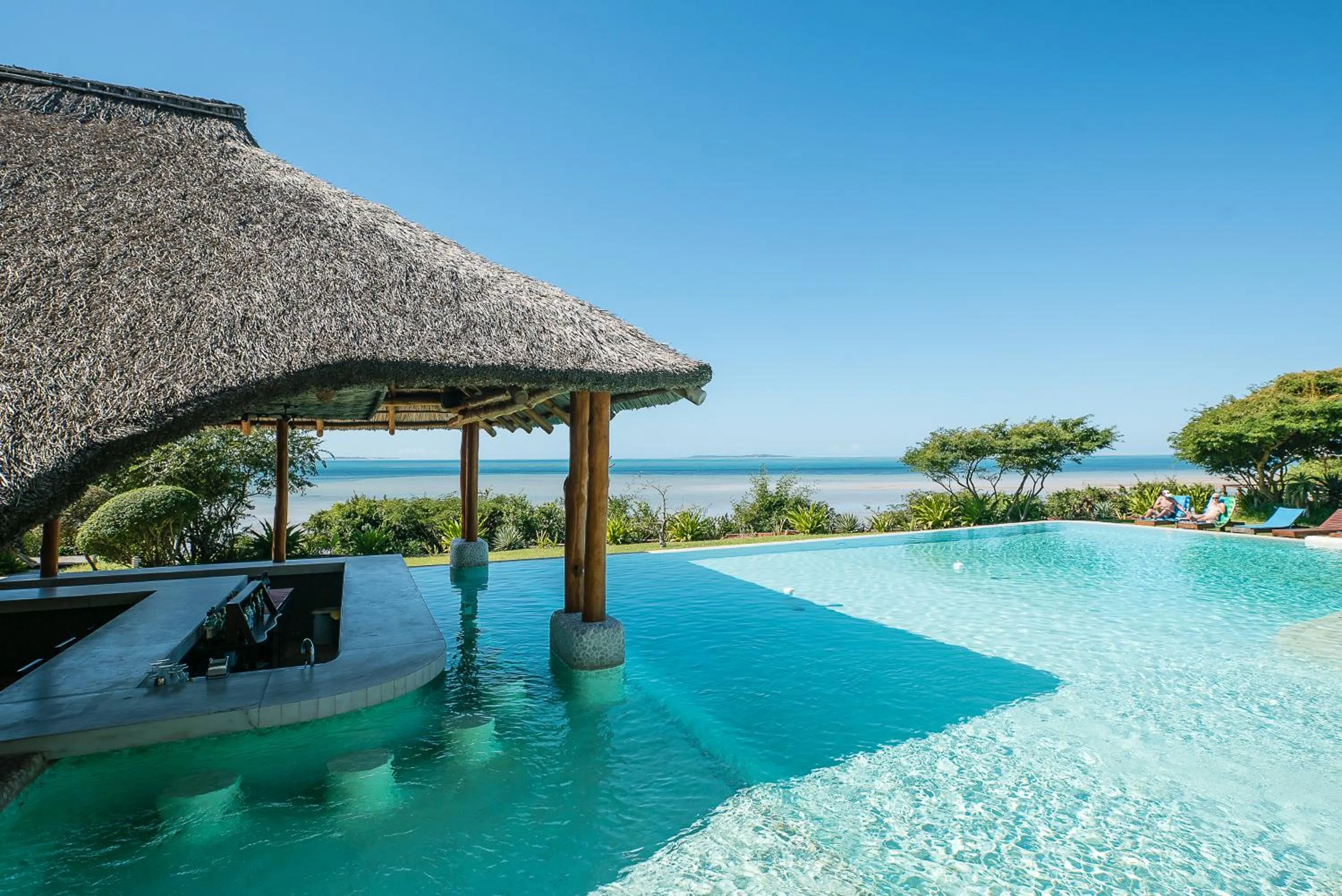 Pool view in Bahia Mar Boutique Hotel