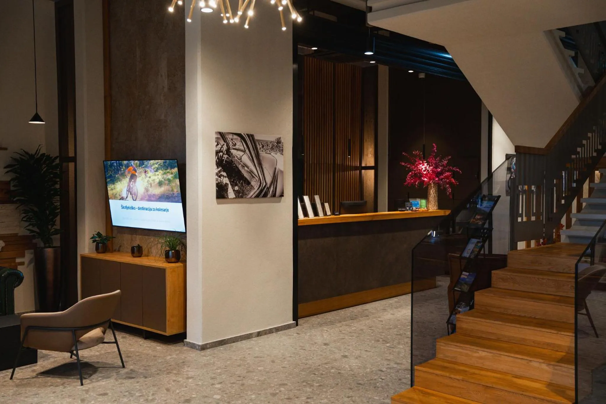 Lobby or reception in Hotel Lonca