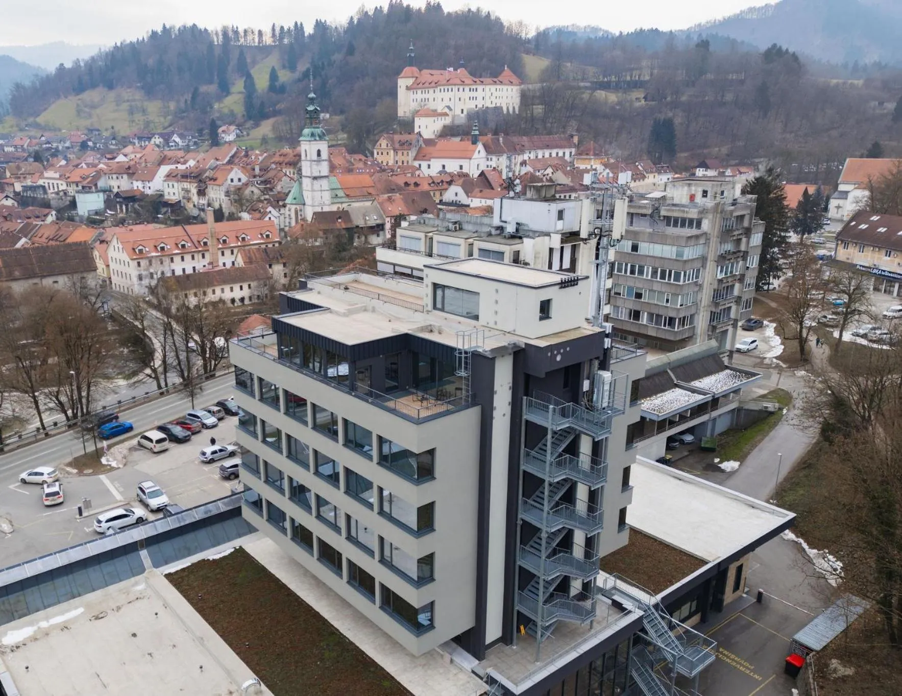 Bird's eye view in Hotel Lonca