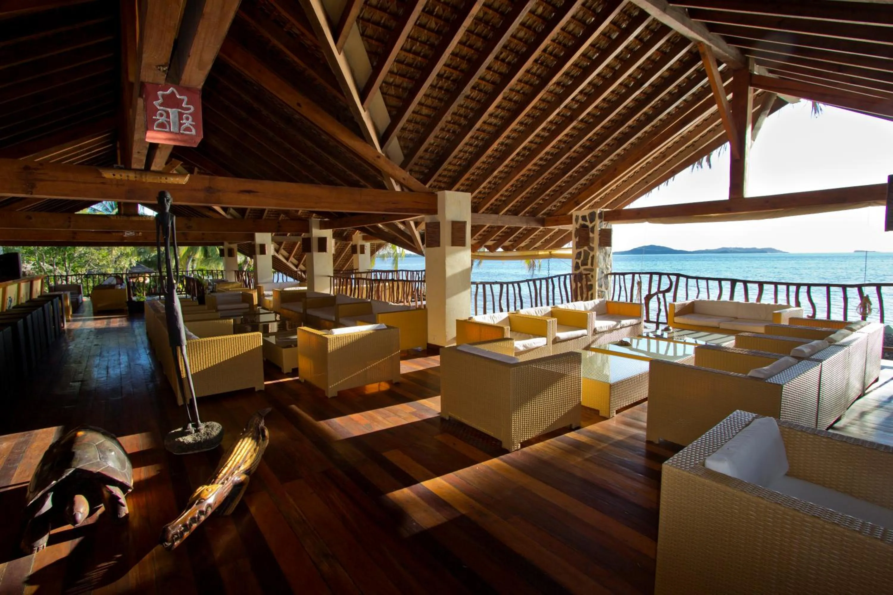 Lounge or bar in Anjiamarango Beach Resort