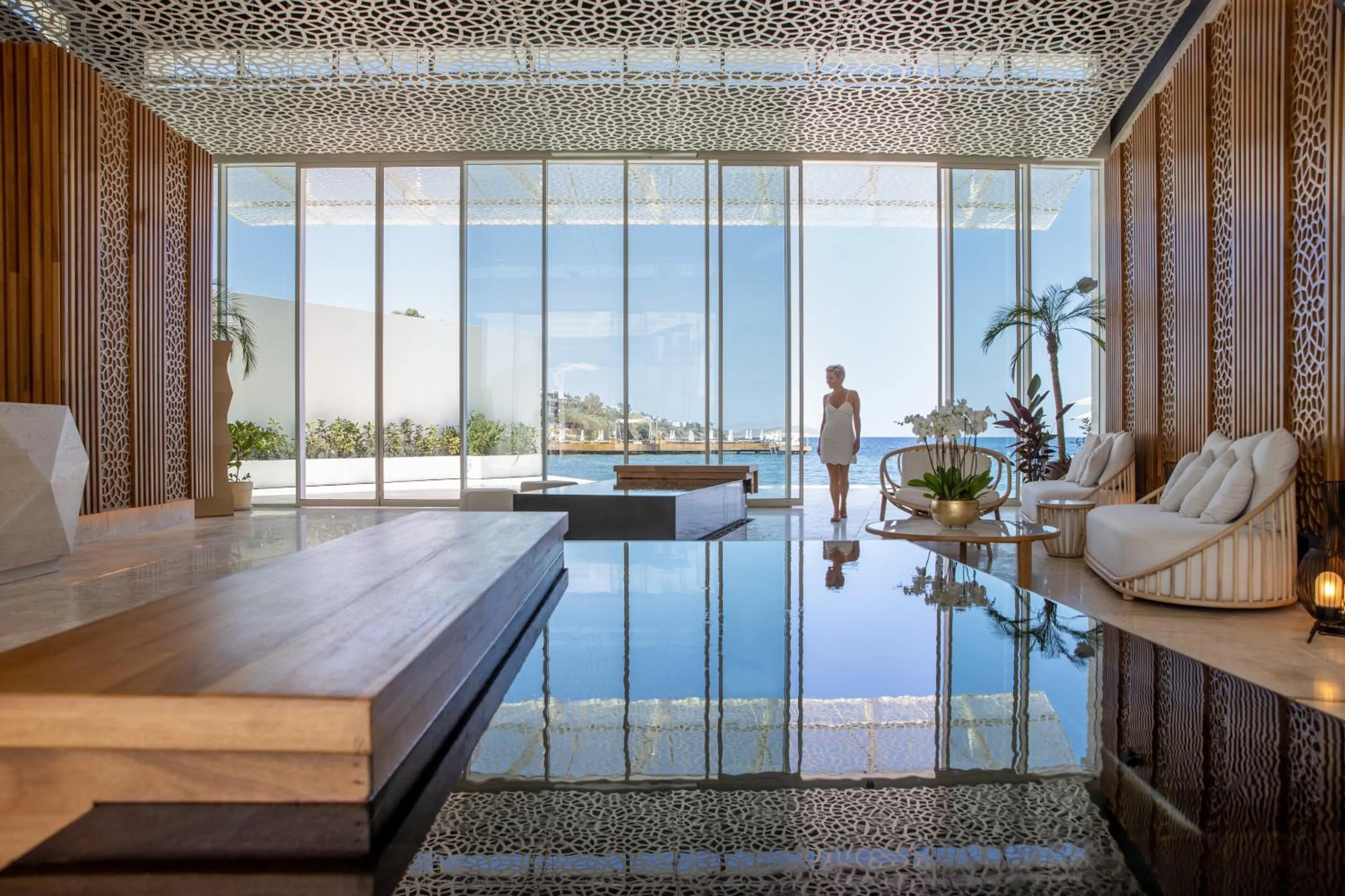 Lobby or reception in Yalikavak Marina Hotel By Social Living Collection