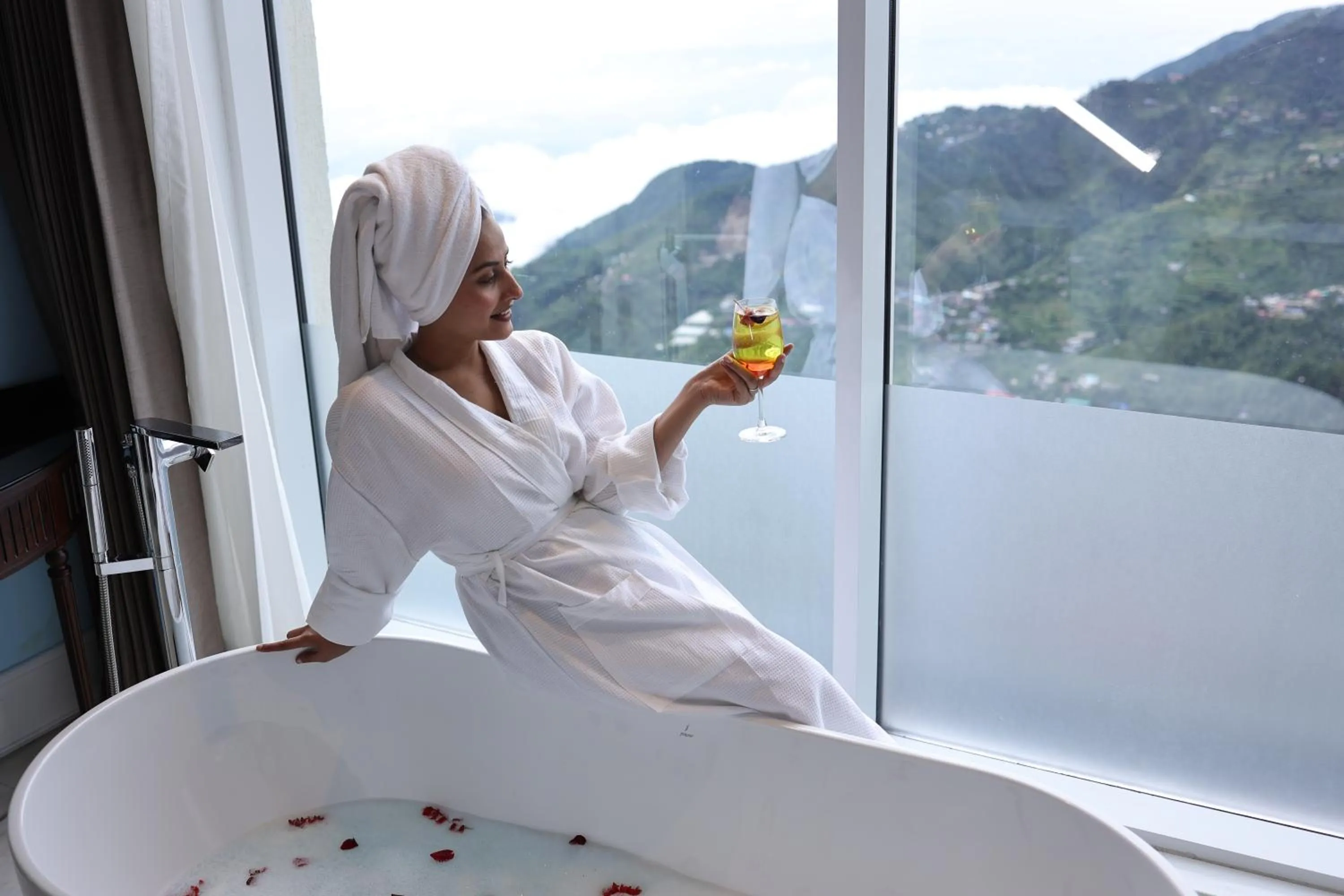 Hot Tub in Royal Orchid Fort Resort Mussoorie