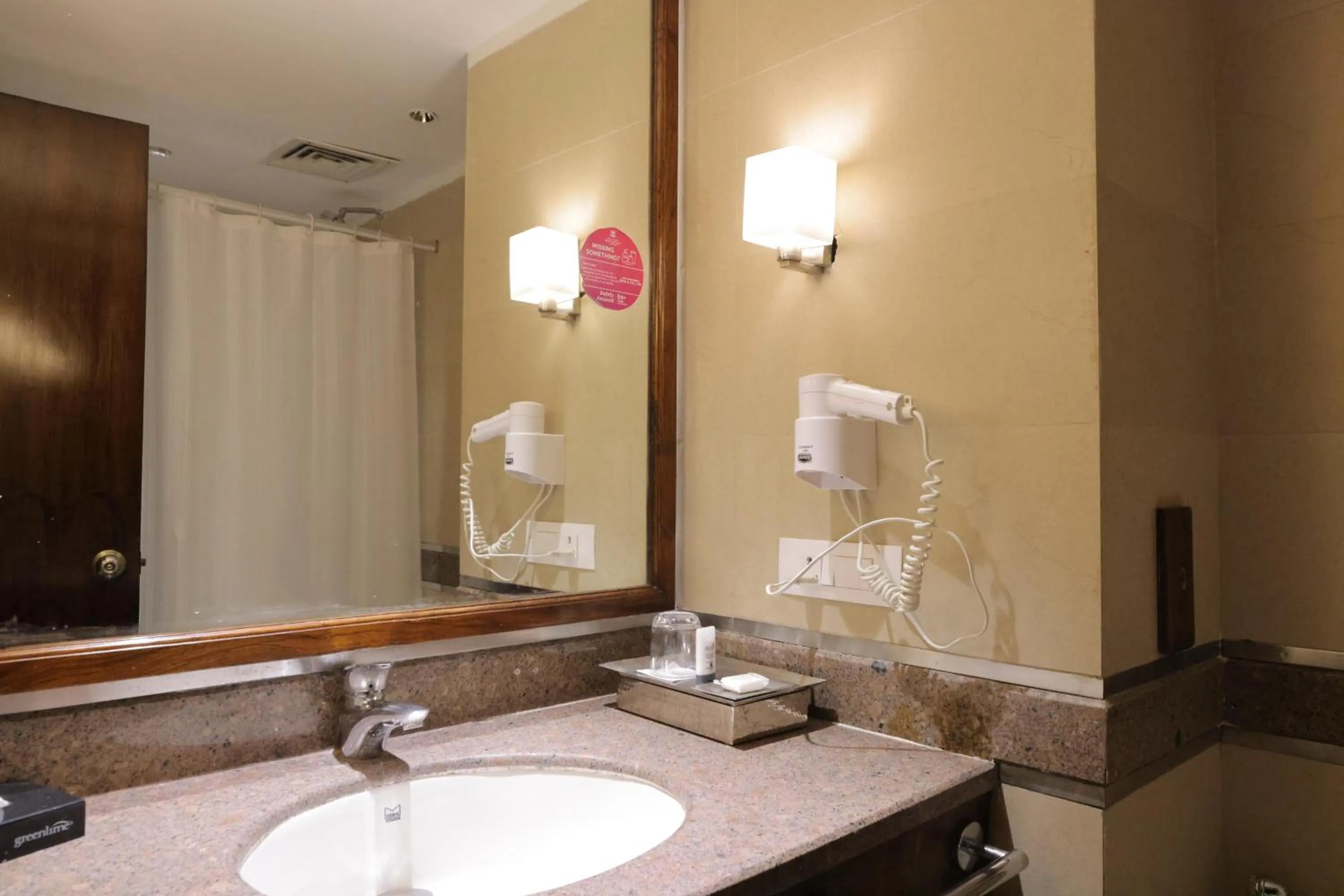 Shower in Royal Orchid Fort Resort Mussoorie