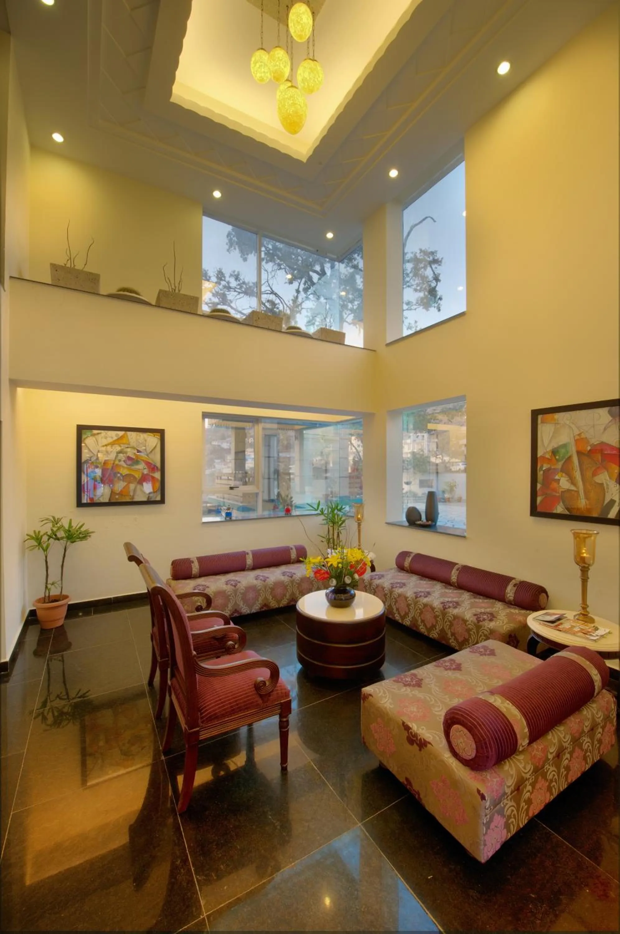 Living room in Royal Orchid Fort Resort Mussoorie