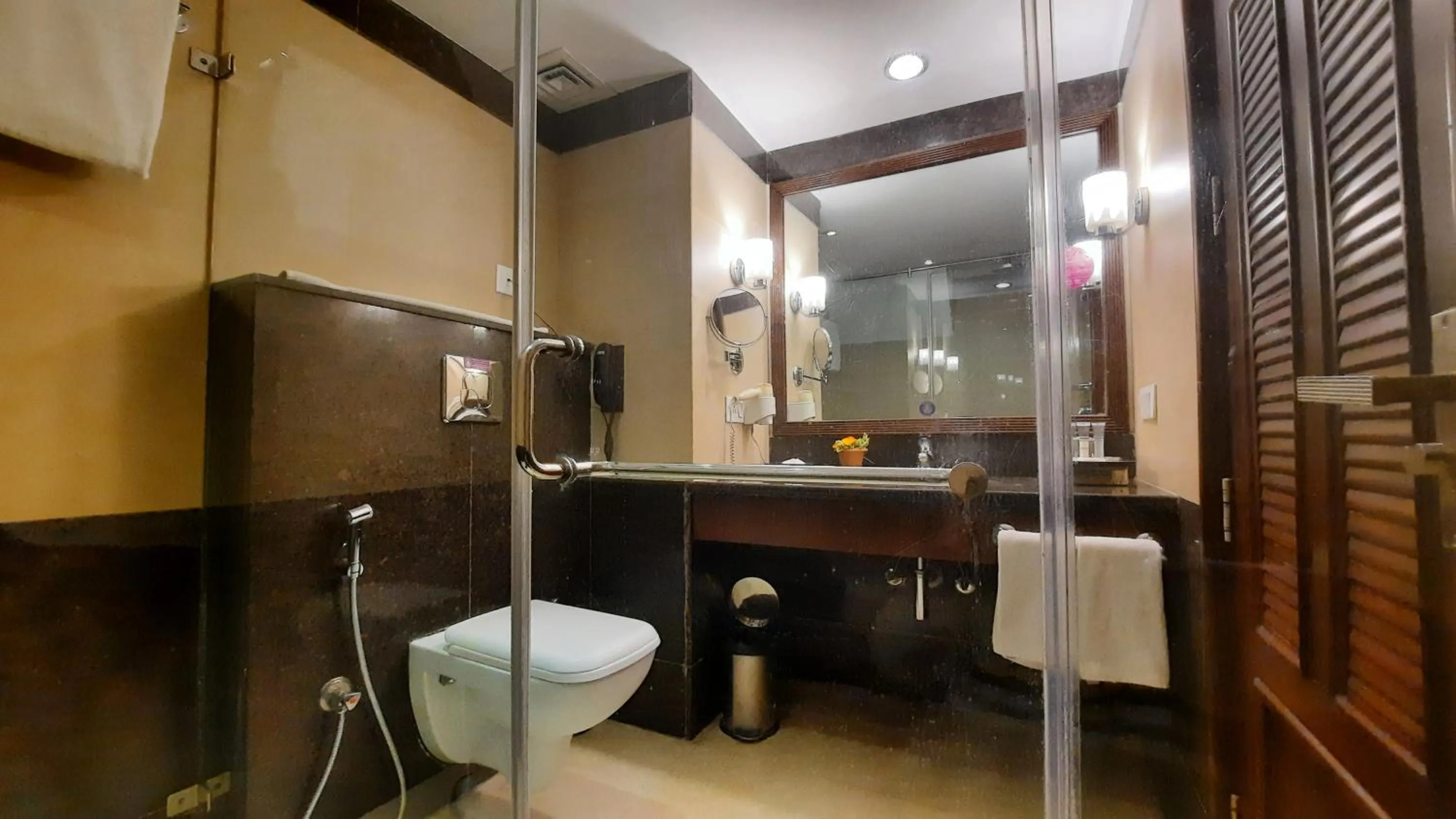 Shower in Royal Orchid Fort Resort Mussoorie