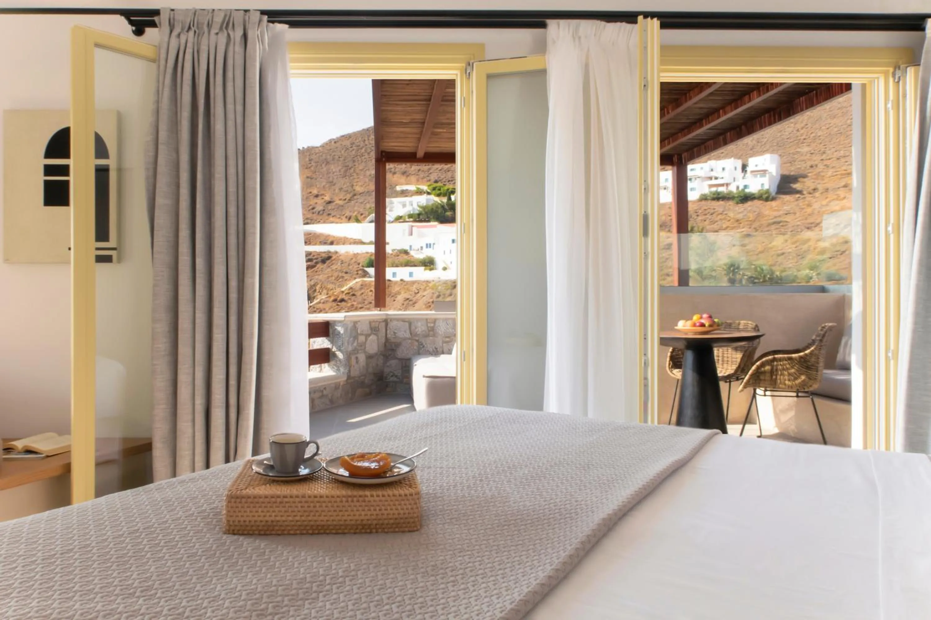 Bed in Anassa Boutique Hotel