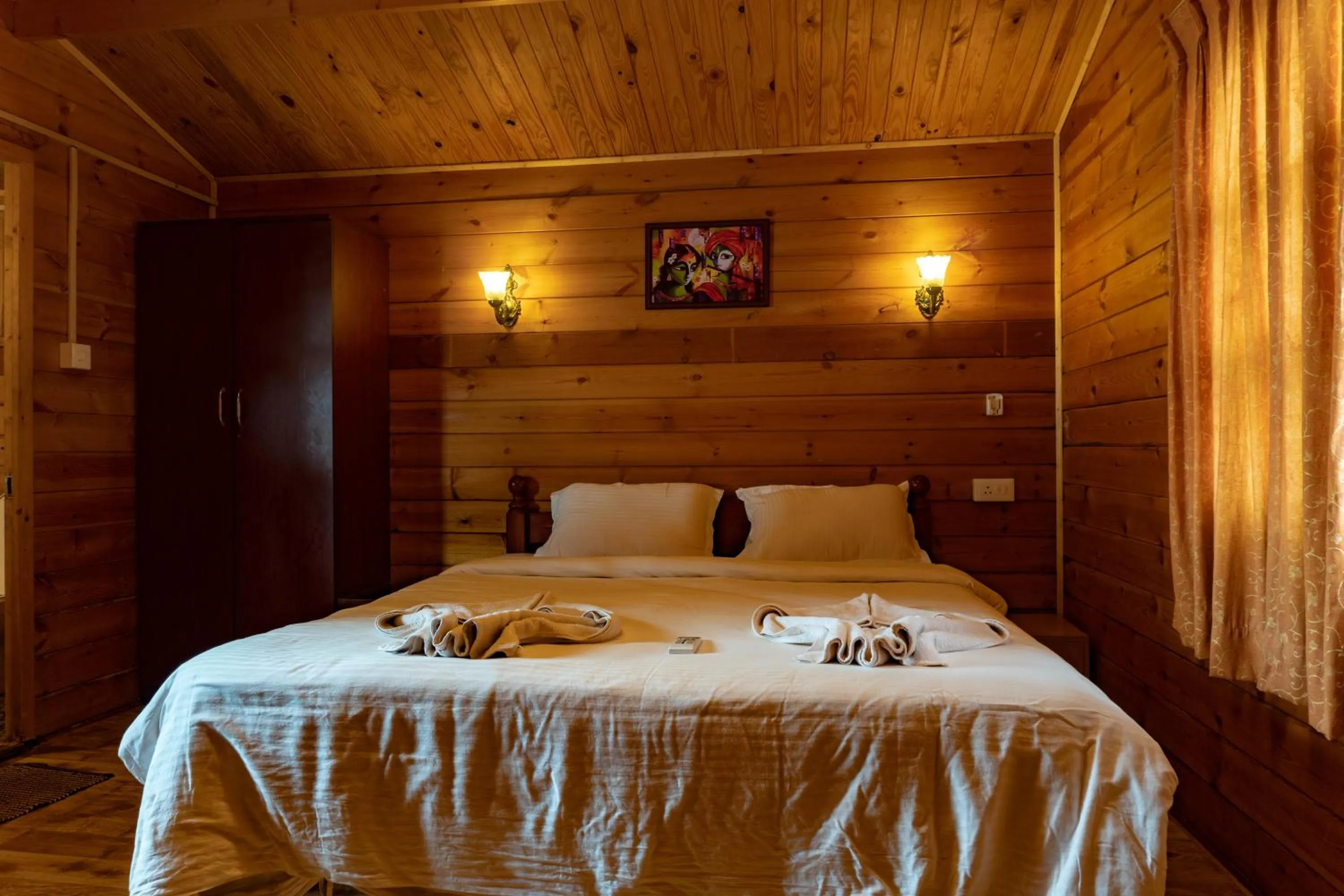 Bed in Vista Praia Beach Resort