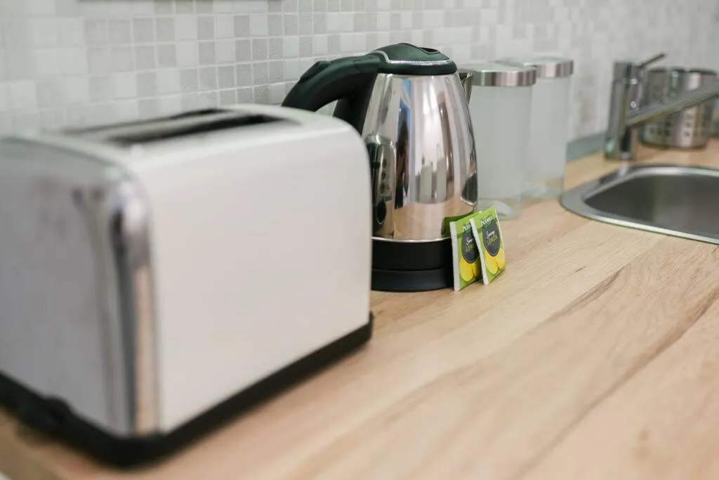 Kitchen or kitchenette in Stylish Apartment at Parliament