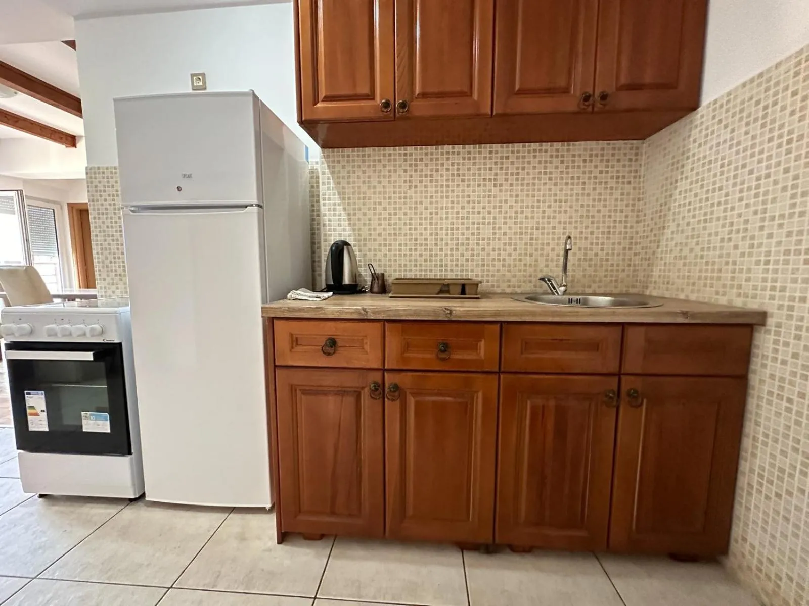 kitchen in Apartman Bravo Budva