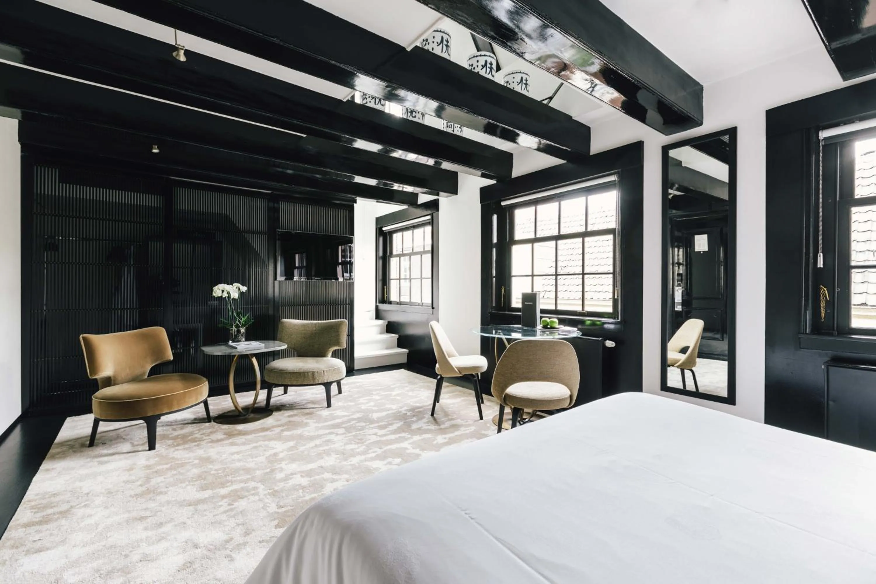 Bedroom, Bed in The Dylan Amsterdam - The Leading Hotels of the World