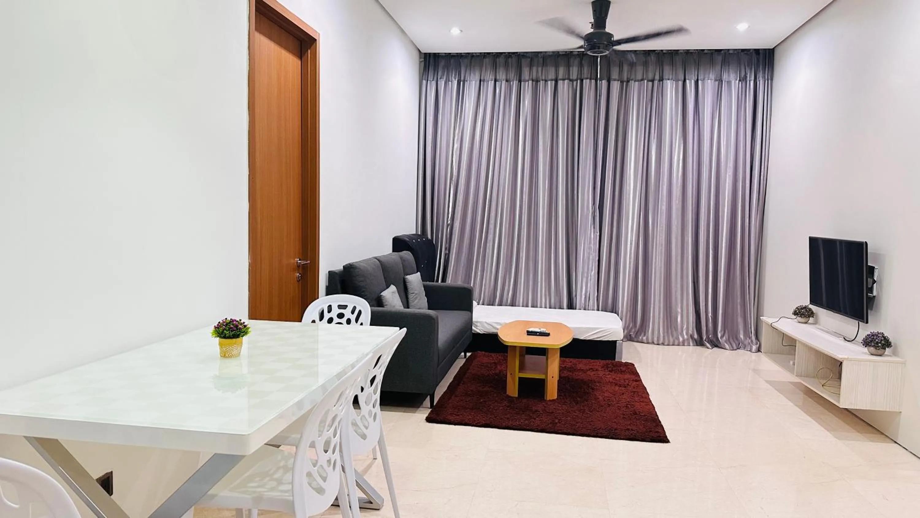 Seating area in Soho Suites KLCC By Grand Suites KL