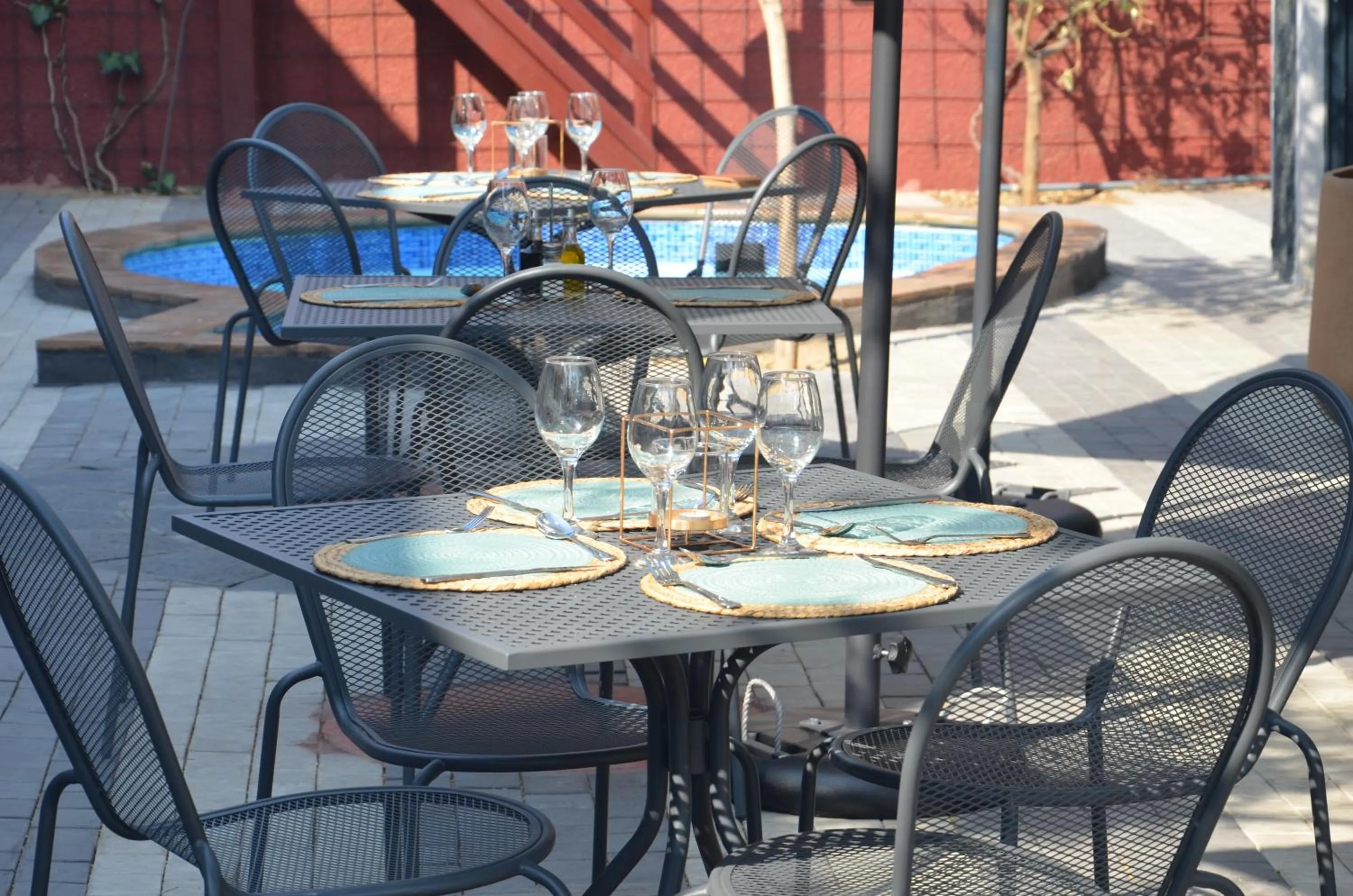 Patio in Windhoek Gardens Boutique Hotel