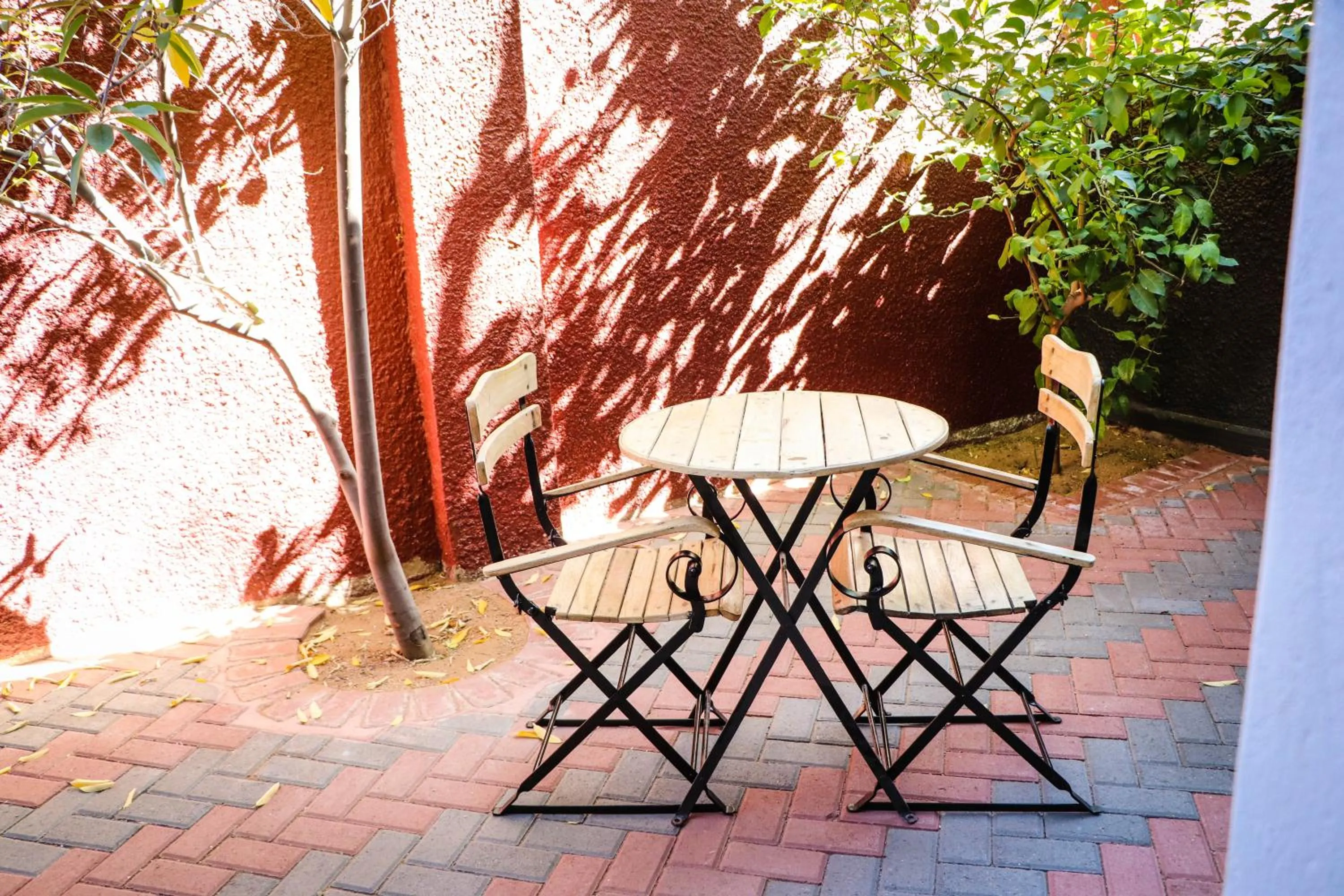 Patio in Windhoek Gardens Boutique Hotel