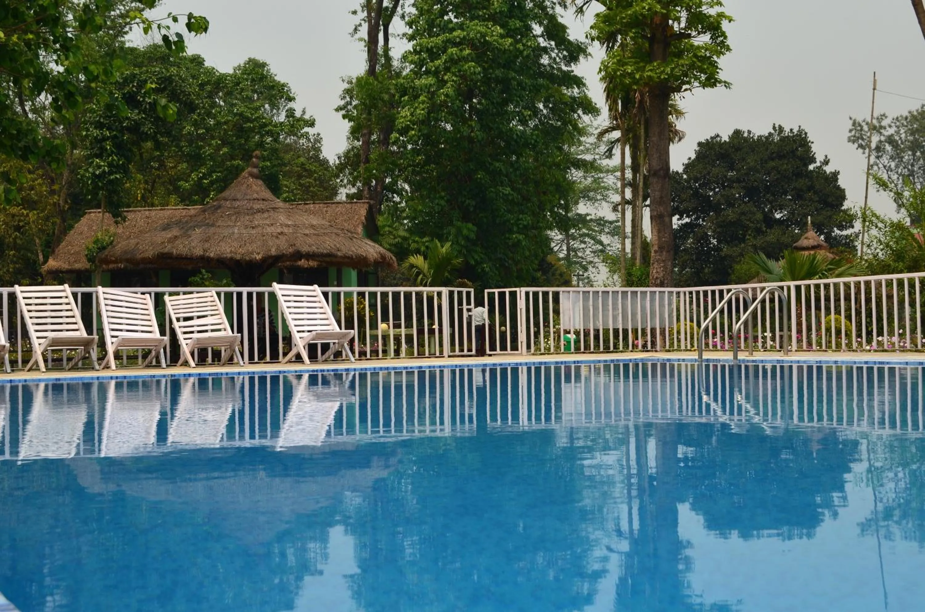 Swimming pool in Hotel Hermitage
