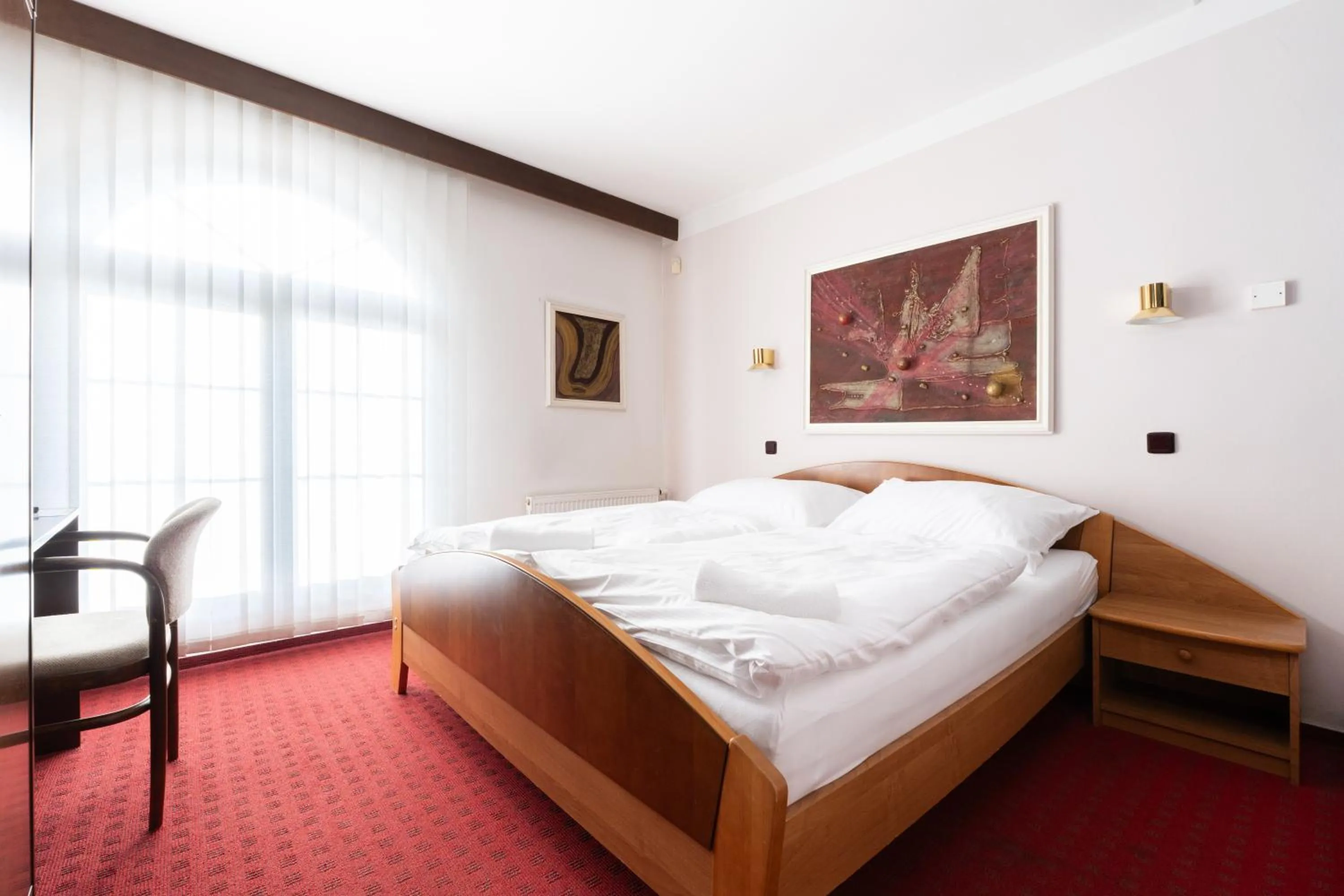 Bed in Hotel Širák